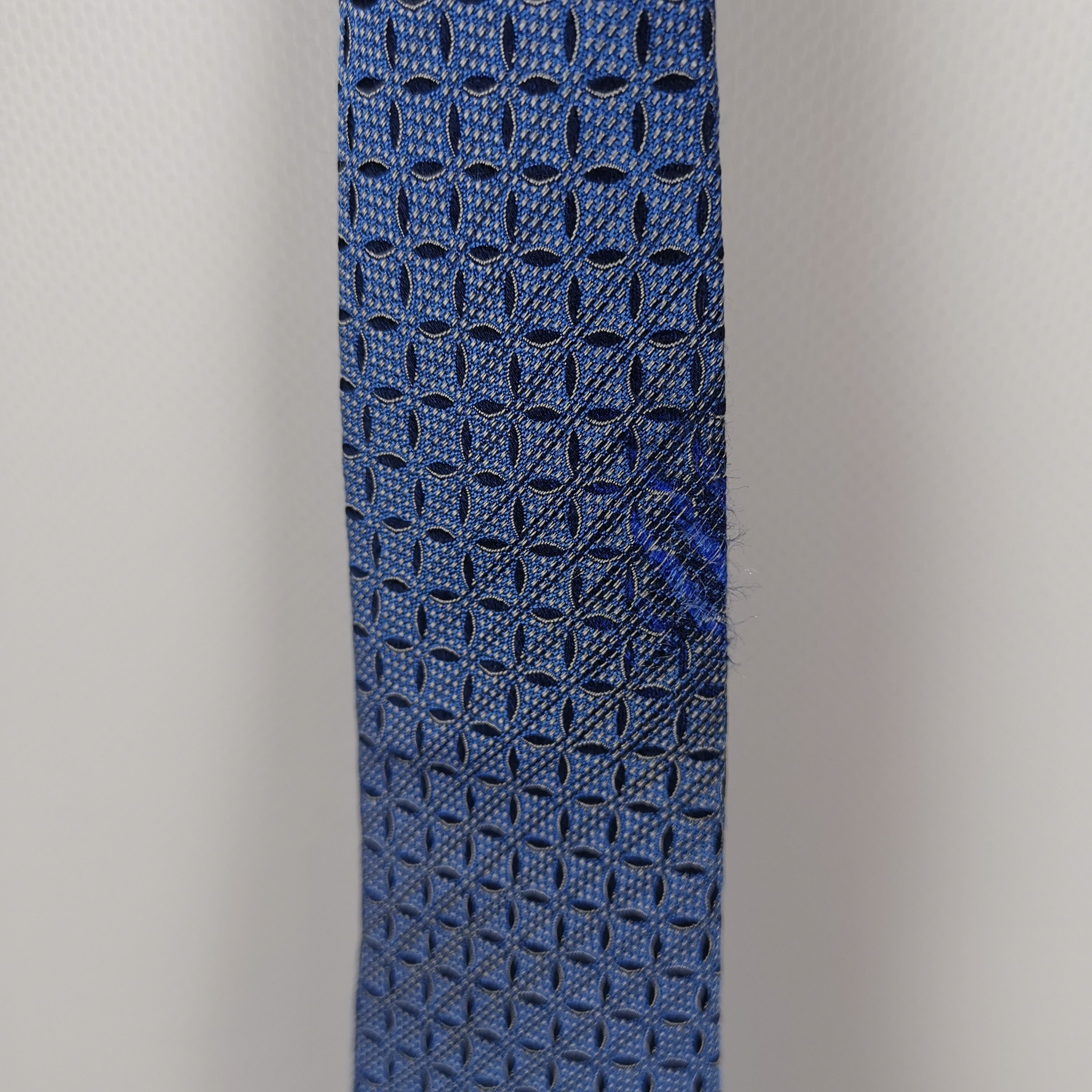 Lanvin Lanvin Geometric blue silk tie Size ONE SIZE - 4 Thumbnail