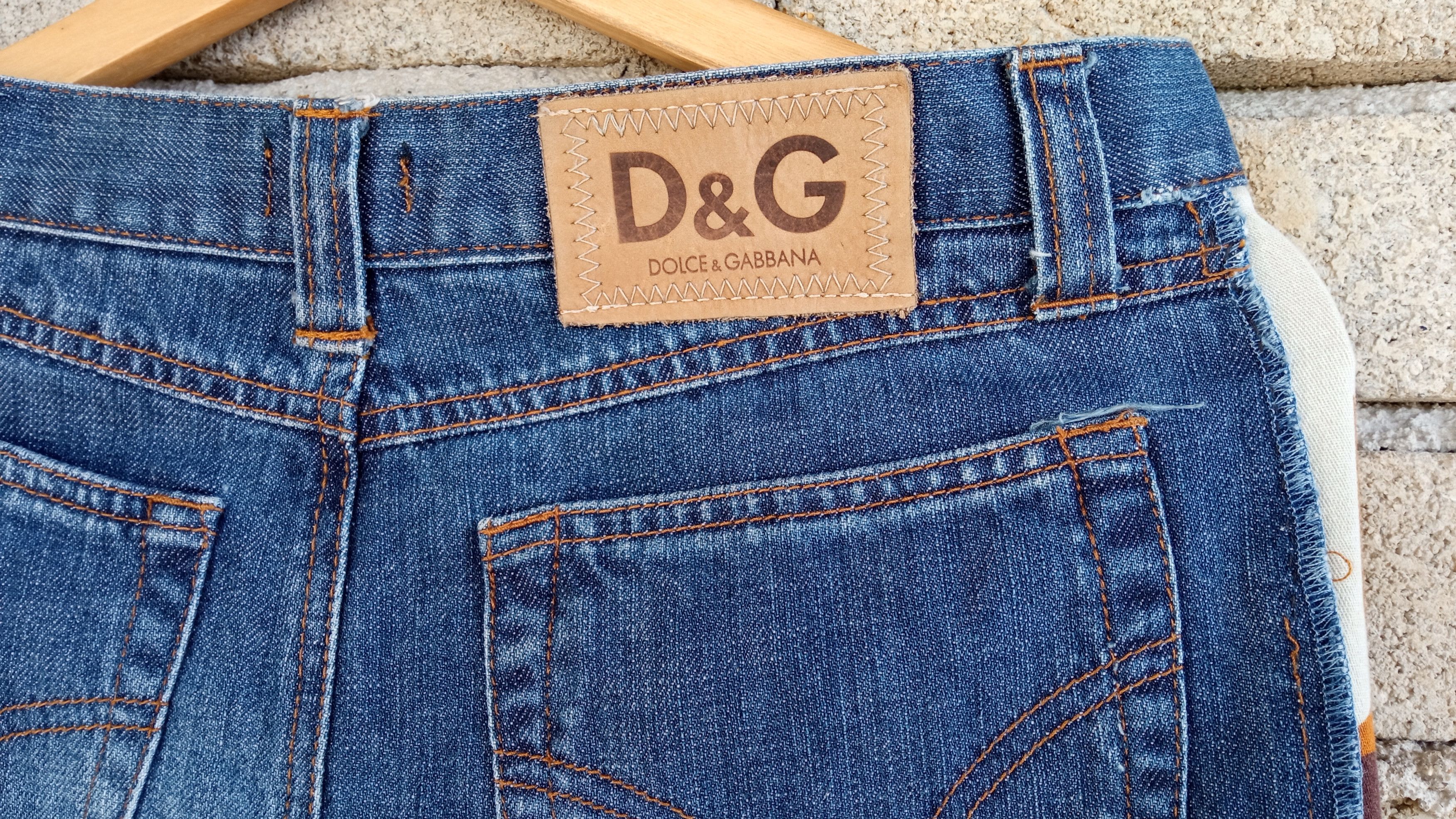 Dolce & Gabbana 🔥🔥D&G Dolce & Gabbana Hybrid Distressed Jeans Denim Size US 29 - 15 Thumbnail
