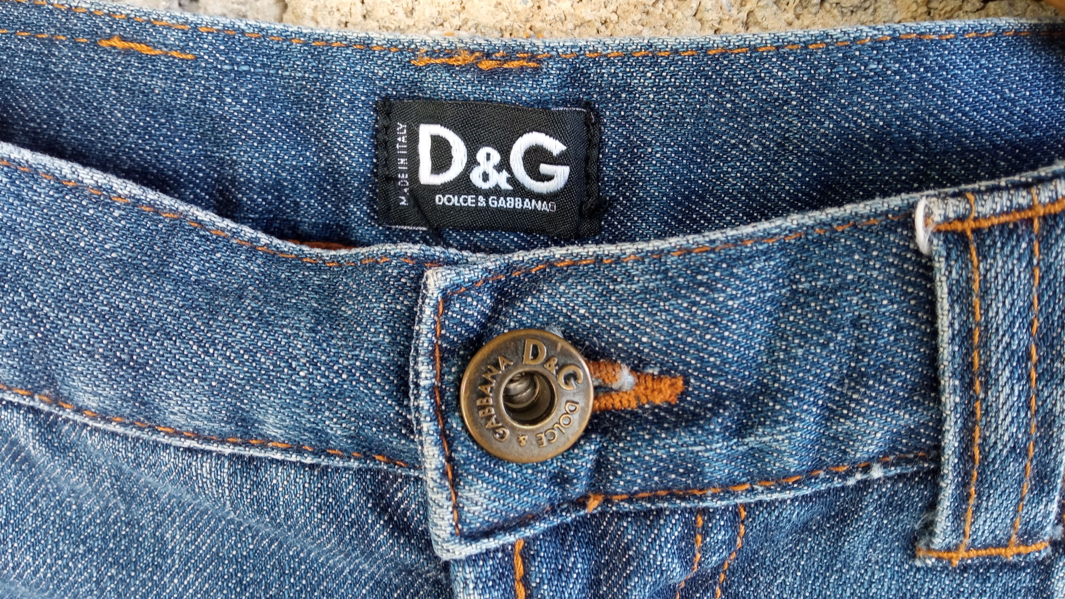 Dolce & Gabbana 🔥🔥D&G Dolce & Gabbana Hybrid Distressed Jeans Denim Size US 29 - 12 Thumbnail