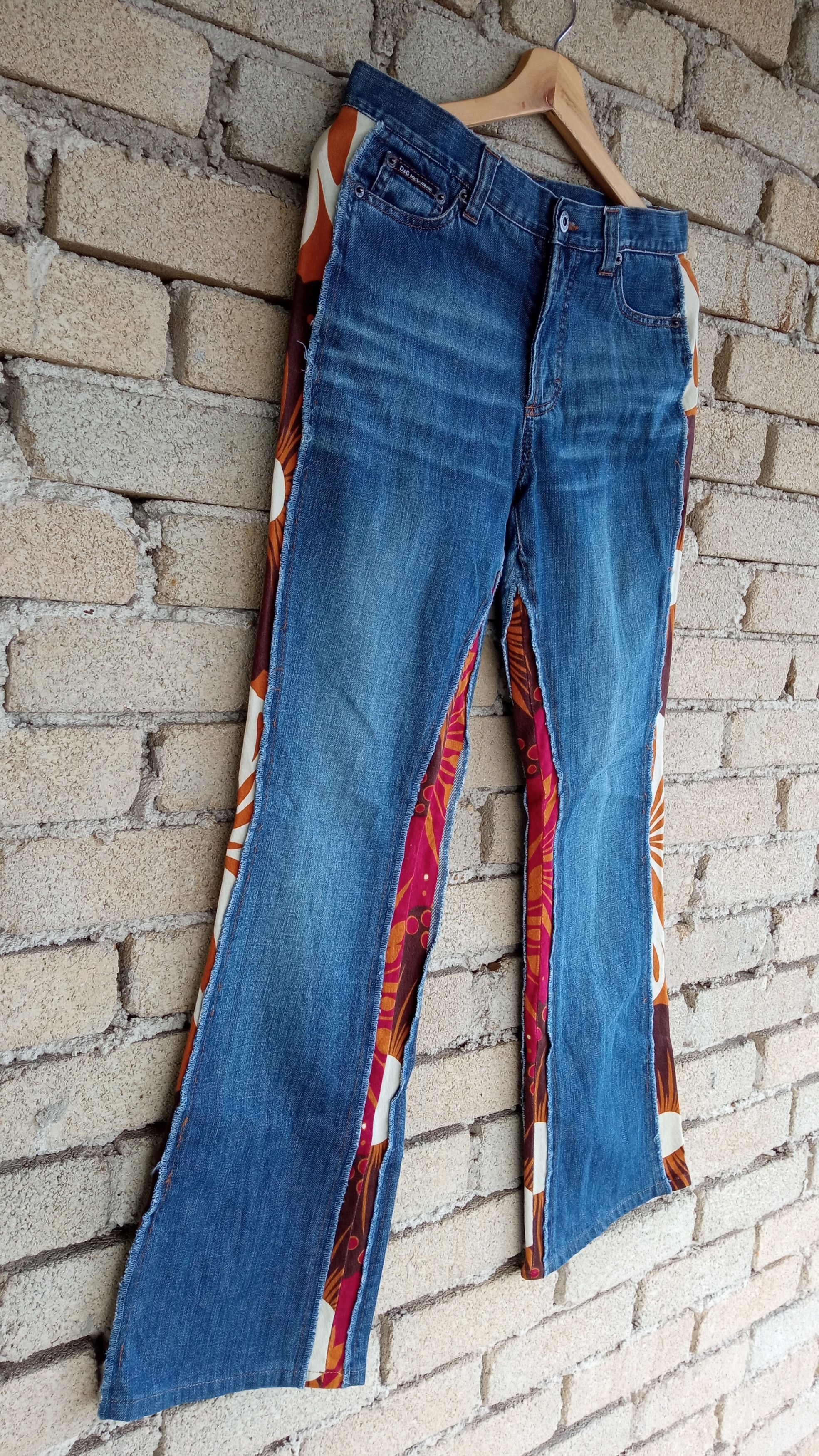 Dolce & Gabbana 🔥🔥D&G Dolce & Gabbana Hybrid Distressed Jeans Denim Size US 29 - 6 Thumbnail