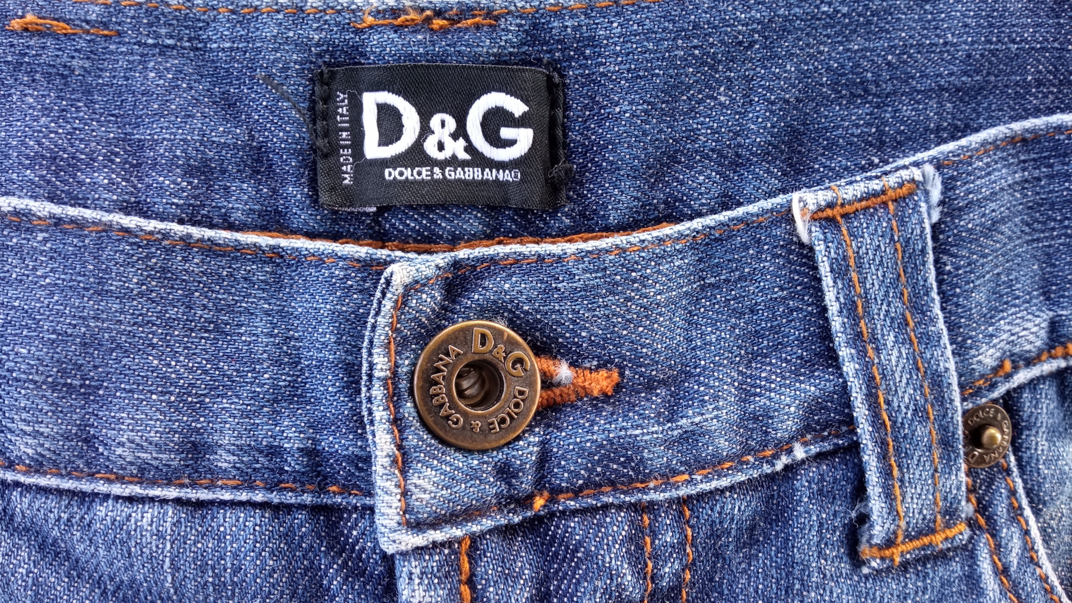 Dolce & Gabbana 🔥🔥D&G Dolce & Gabbana Hybrid Distressed Jeans Denim Size US 29 - 17 Thumbnail
