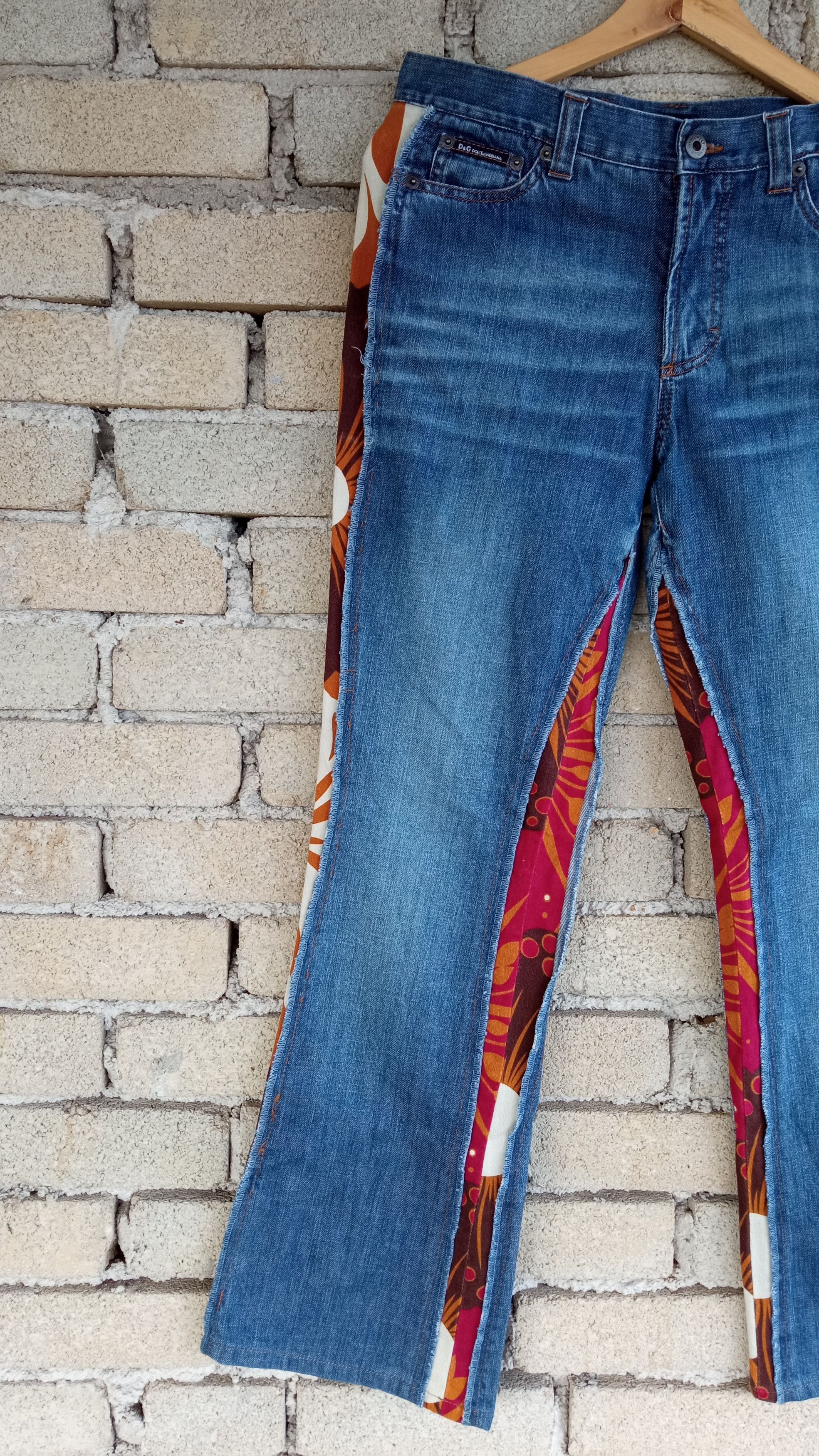 Dolce & Gabbana 🔥🔥D&G Dolce & Gabbana Hybrid Distressed Jeans Denim Size US 29 - 4 Thumbnail