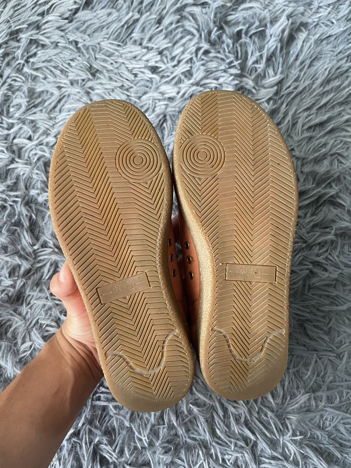 Jerome Dreyfuss 🍑 Jerome Dreyfuss luxury full leather peach sneakers Size US 5 / IT 35 - 10 Thumbnail