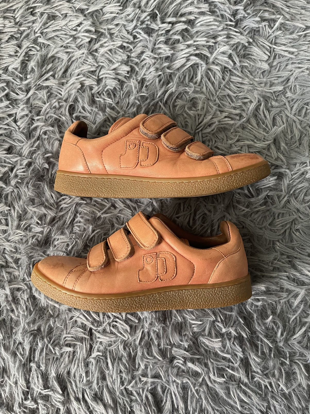 Jerome Dreyfuss 🍑 Jerome Dreyfuss luxury full leather peach sneakers Size US 5 / IT 35 - 2 Thumbnail