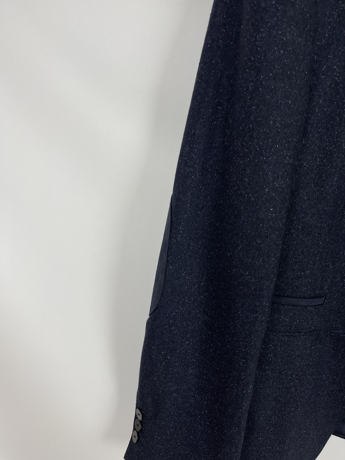 Hugo Boss Hugo Boss wool silk navy dot pattern 2 button blazer coat Size 44R - 8 Thumbnail