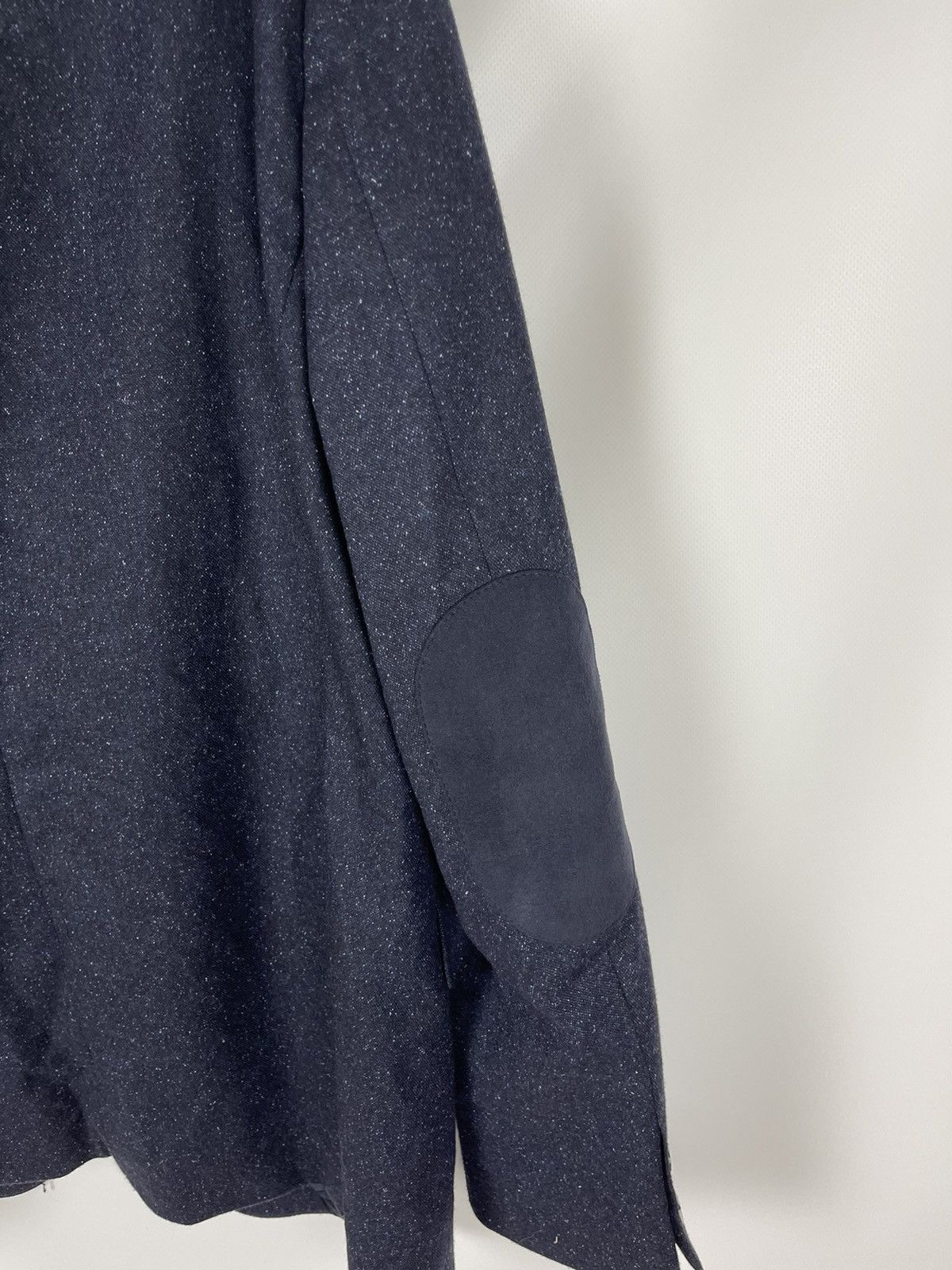 Hugo Boss Hugo Boss wool silk navy dot pattern 2 button blazer coat Size 44R - 16 Thumbnail