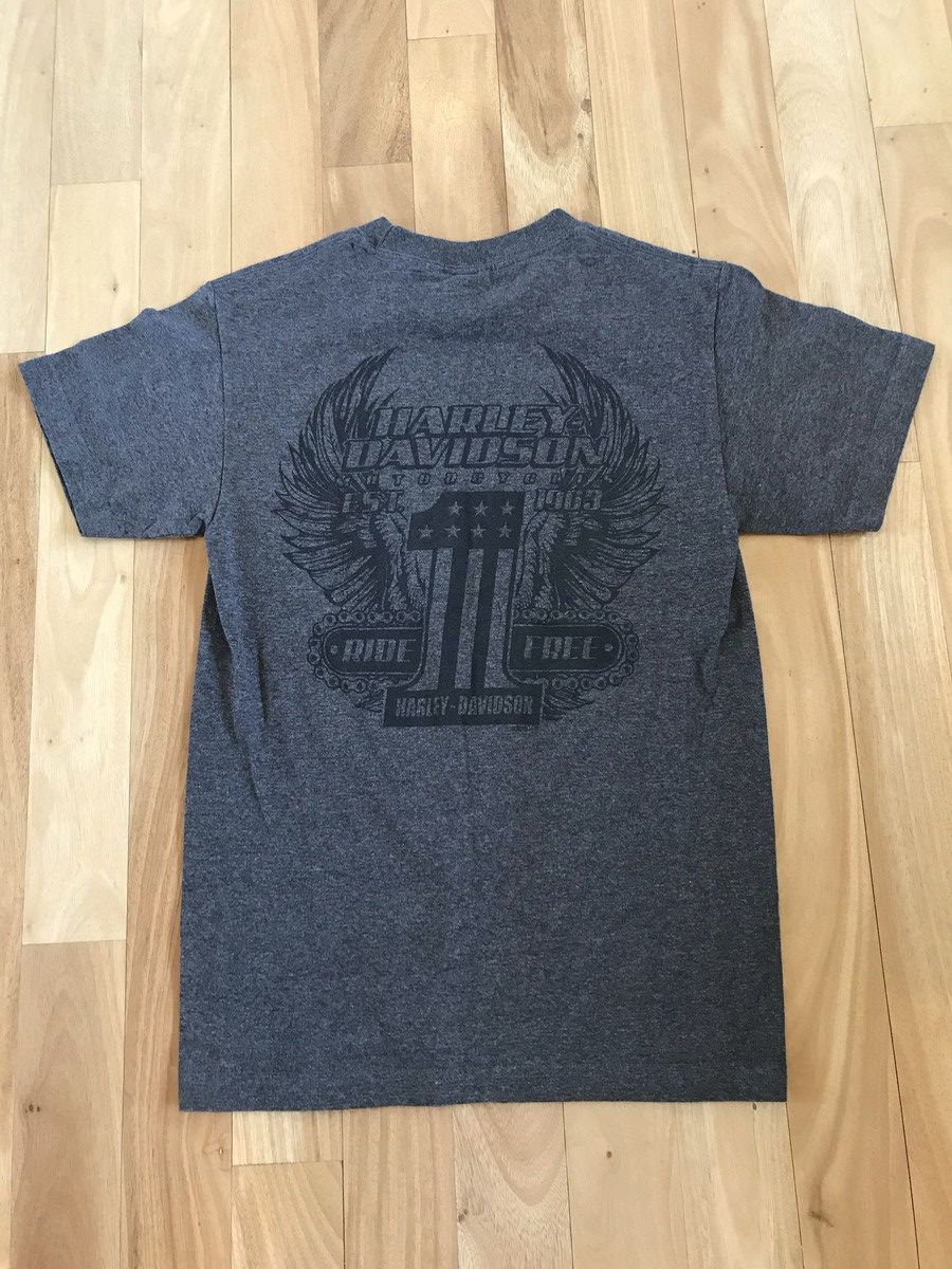 Harley Davidson × Vintage Vintage Harley Davidson San Jacinto Grey Men's Small T-Shirt Size US S / EU 44-46 / 1 - 2 Thumbnail