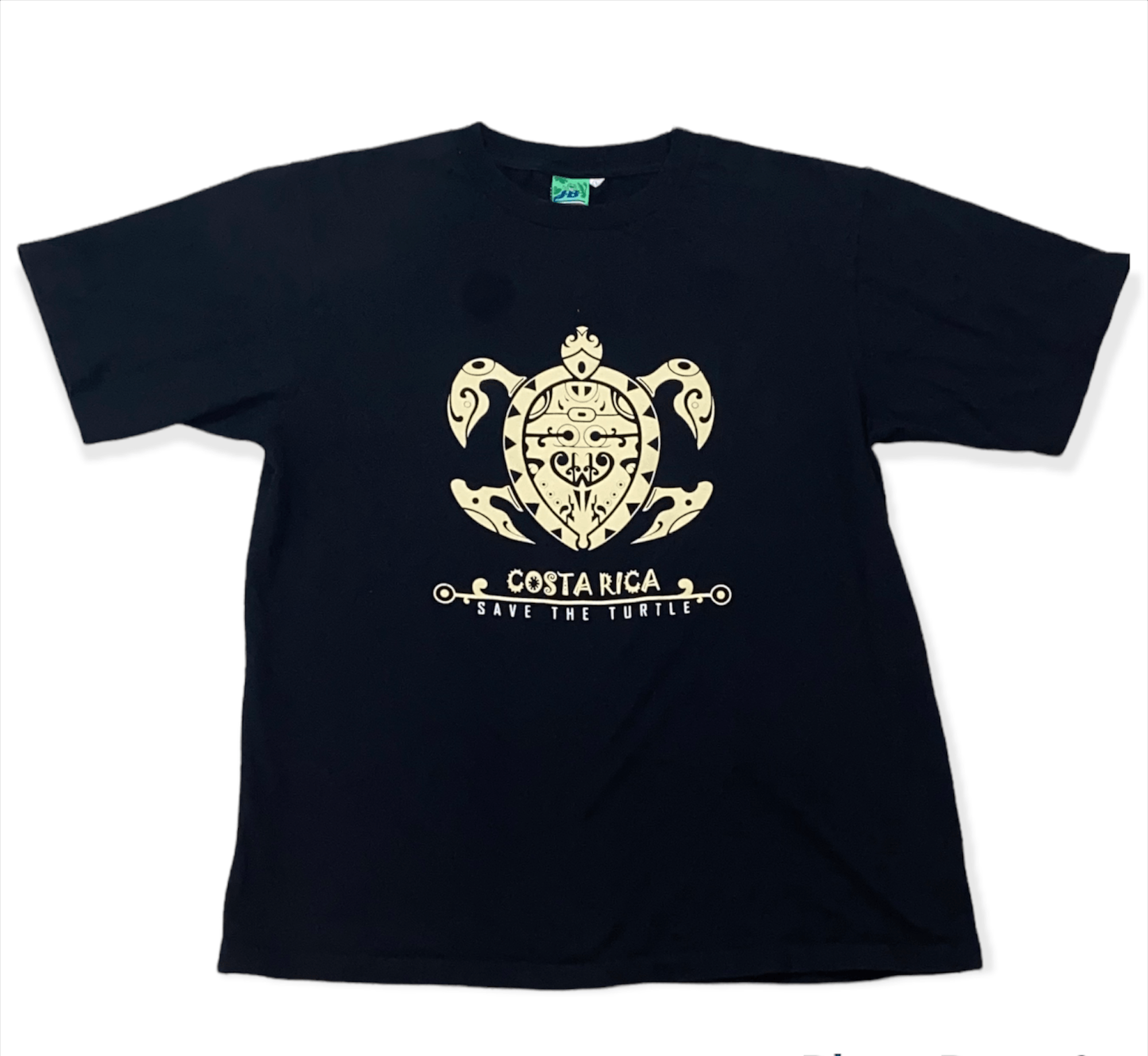 Vintage 🏁 Costa Rica 'Save the Turtles' T-Shirt 🏁 Size US L / EU 52-54 / 3 - 1 Thumbnail