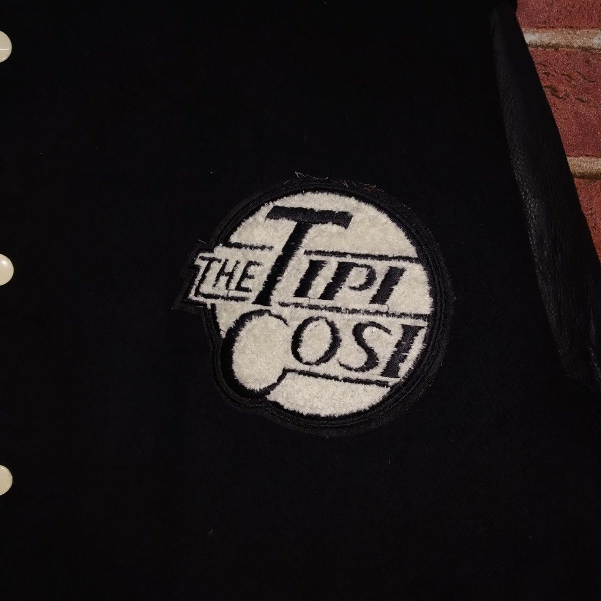 Vintage Rare!! The TIPICOSI American Varsity Leather Sleeve Jacket Size US L / EU 52-54 / 3 - 6 Thumbnail