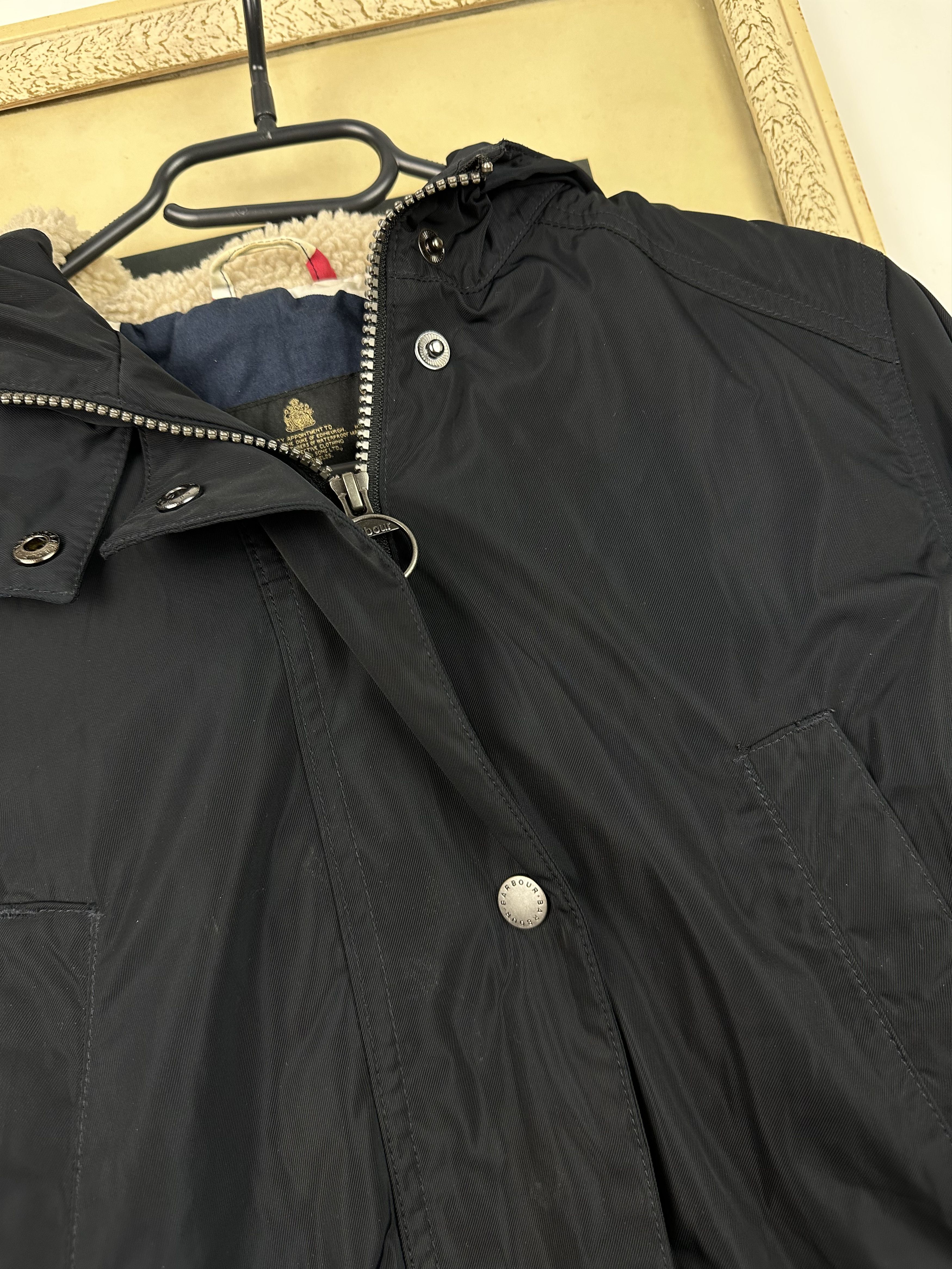 Barbour Barbour Deck Coat Jacket Hooded Navy size UK10 EU36 Size M / US 6-8 / IT 42-44 - 3 Thumbnail