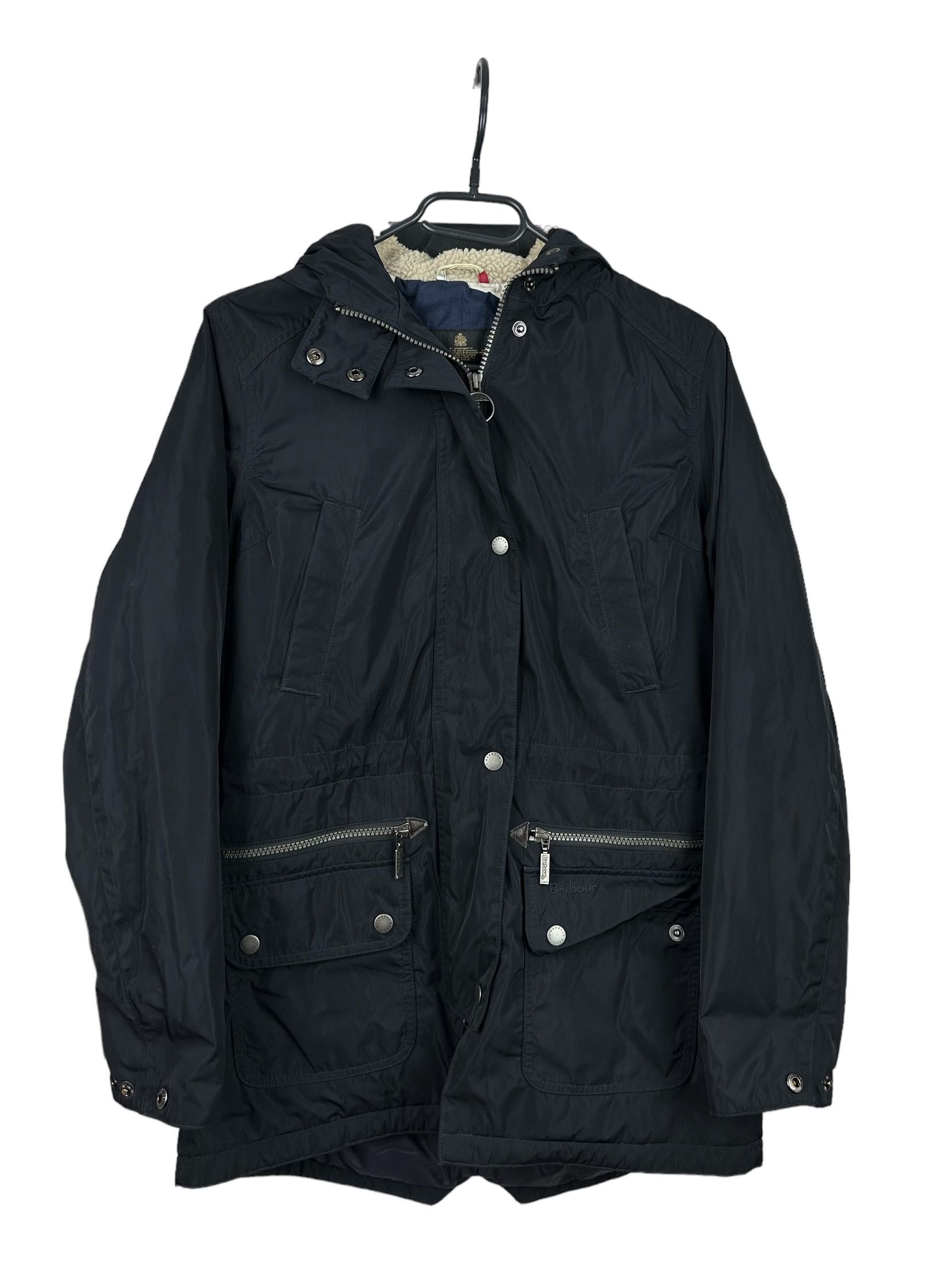 Barbour Barbour Deck Coat Jacket Hooded Navy size UK10 EU36 Size M / US 6-8 / IT 42-44 - 1 Thumbnail