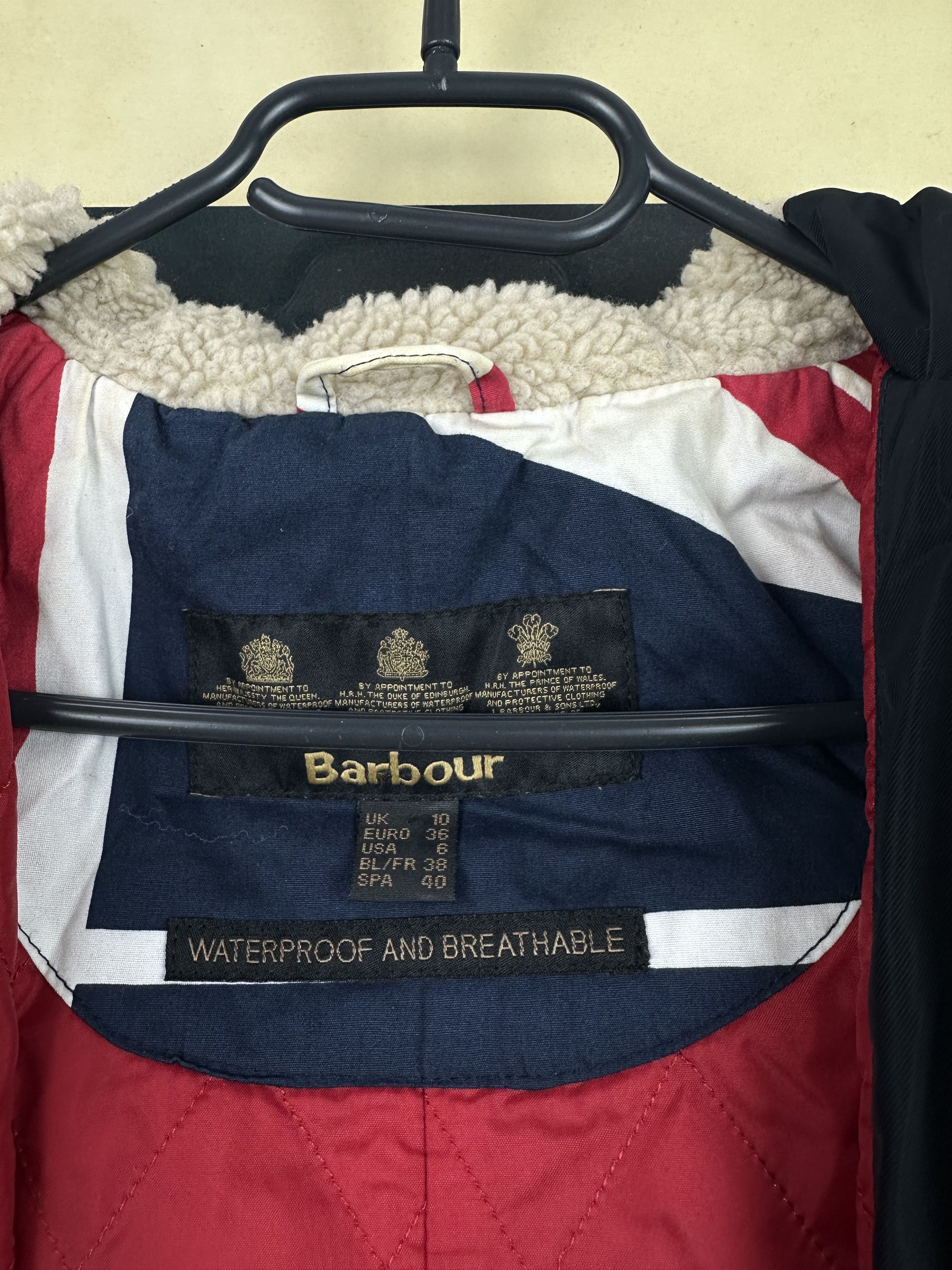 Barbour Barbour Deck Coat Jacket Hooded Navy size UK10 EU36 Size M / US 6-8 / IT 42-44 - 10 Thumbnail