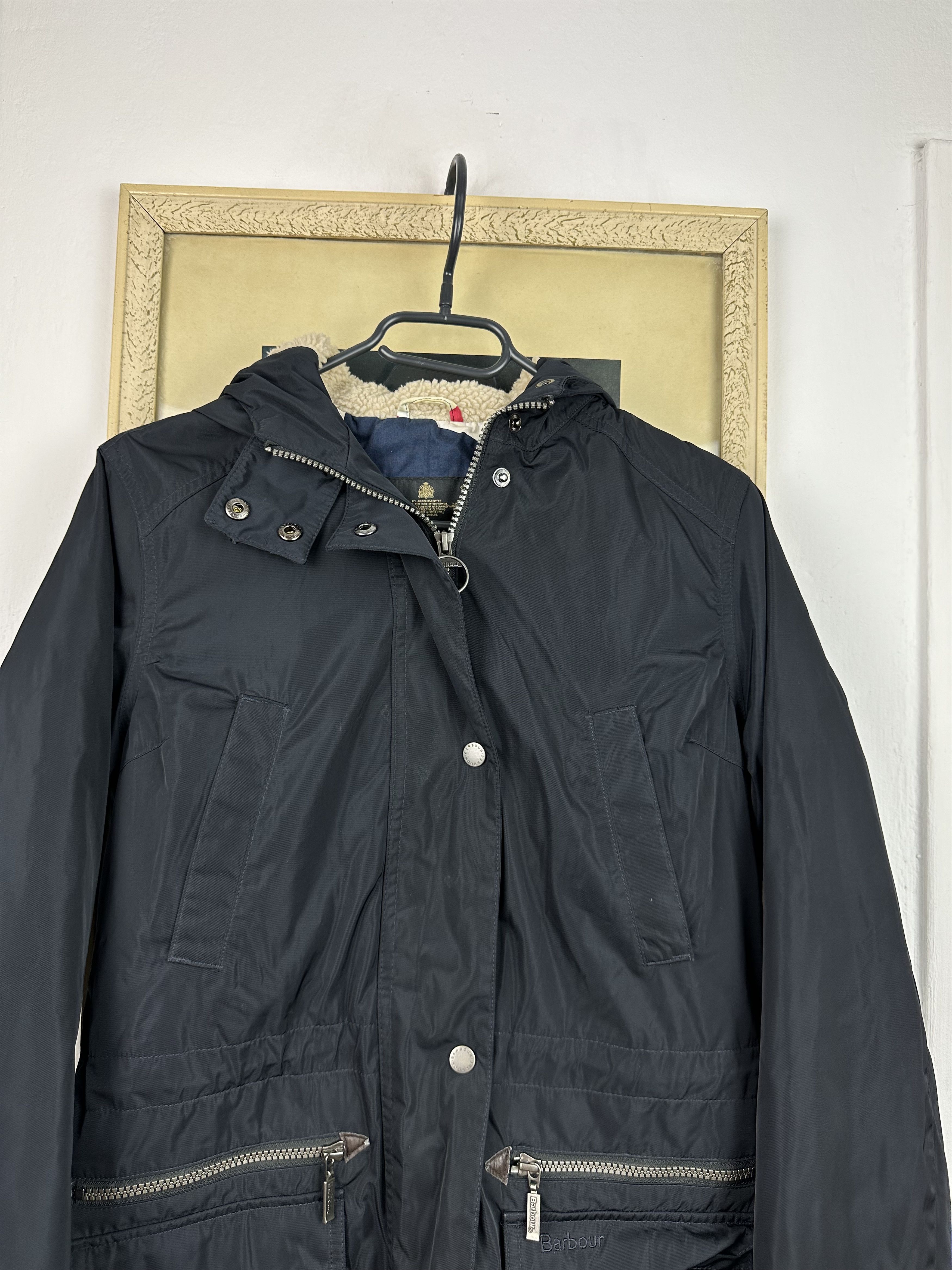 Barbour Barbour Deck Coat Jacket Hooded Navy size UK10 EU36 Size M / US 6-8 / IT 42-44 - 2 Thumbnail