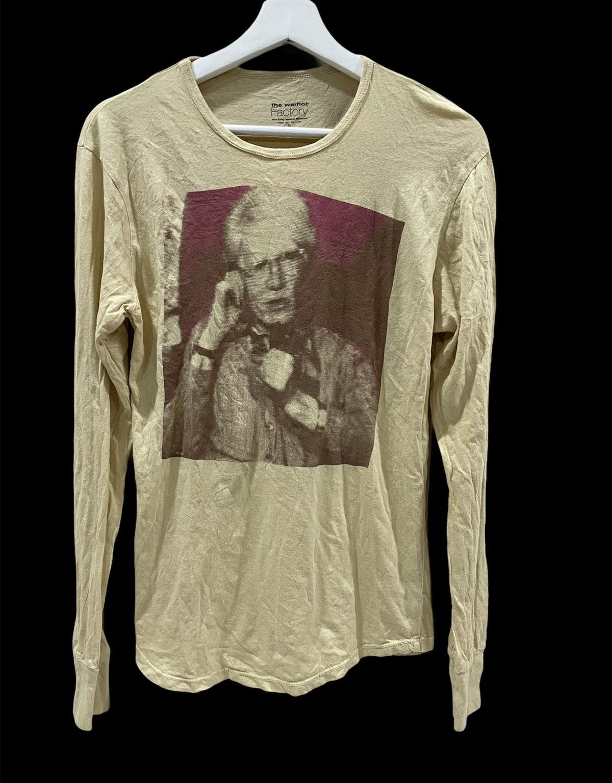 image of Vintage The Andy Warhol Museum Exhibition Photo Art Usa in Yellow, Men's (Size XS)