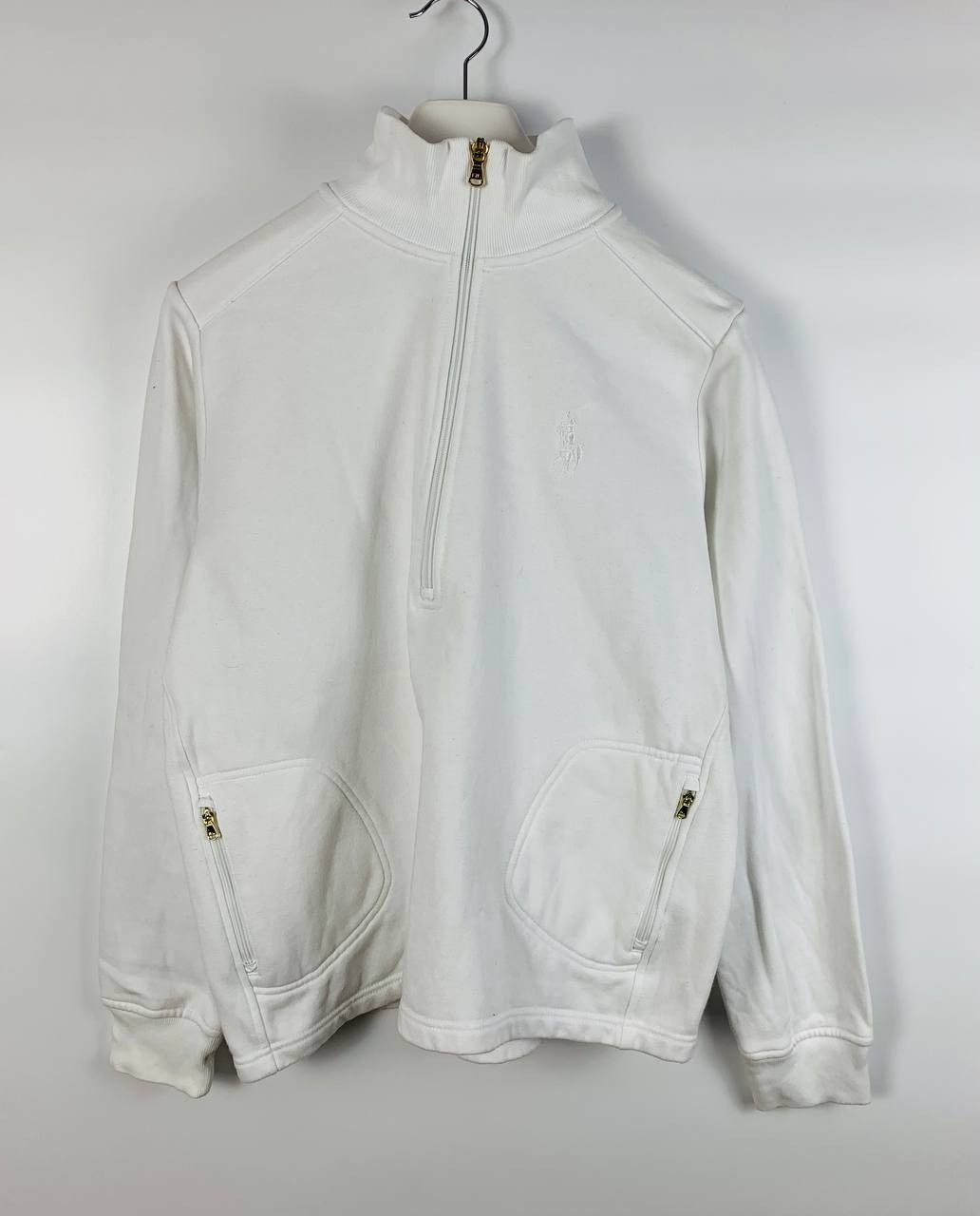 Ralph Lauren Sport Ralph Lauren Sport sweatshirt white cotton L Size L / US 10 / IT 46 - 1 Thumbnail