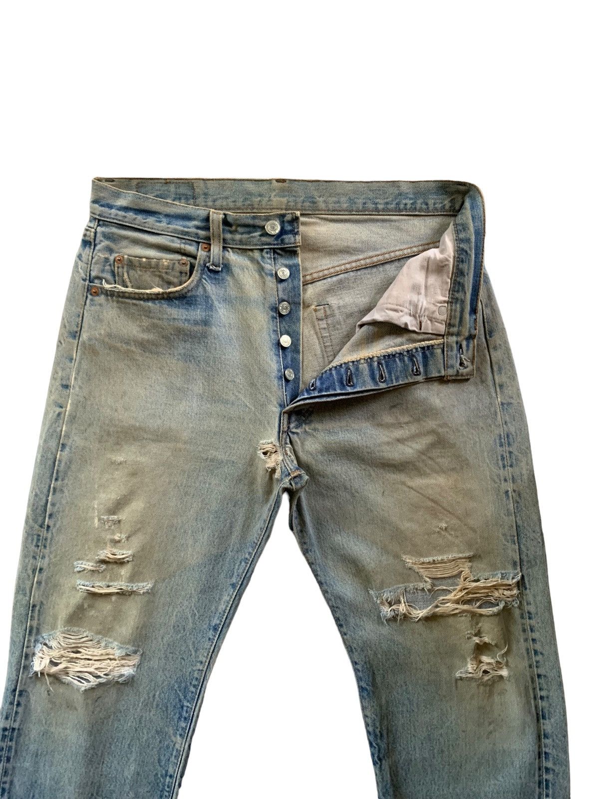 Levi's × Levi's Vintage Clothing Crazy Vintage Levis 60s 501 Rindem No6 ButtonFly Jeans Size US 32 / EU 48 - 5 Thumbnail