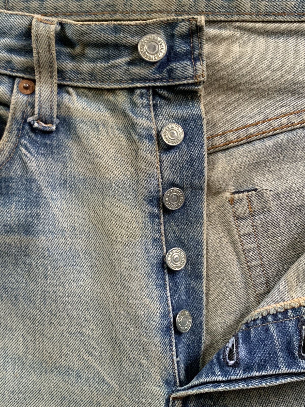 Levi's × Levi's Vintage Clothing Crazy Vintage Levis 60s 501 Rindem No6 ButtonFly Jeans Size US 32 / EU 48 - 8 Thumbnail