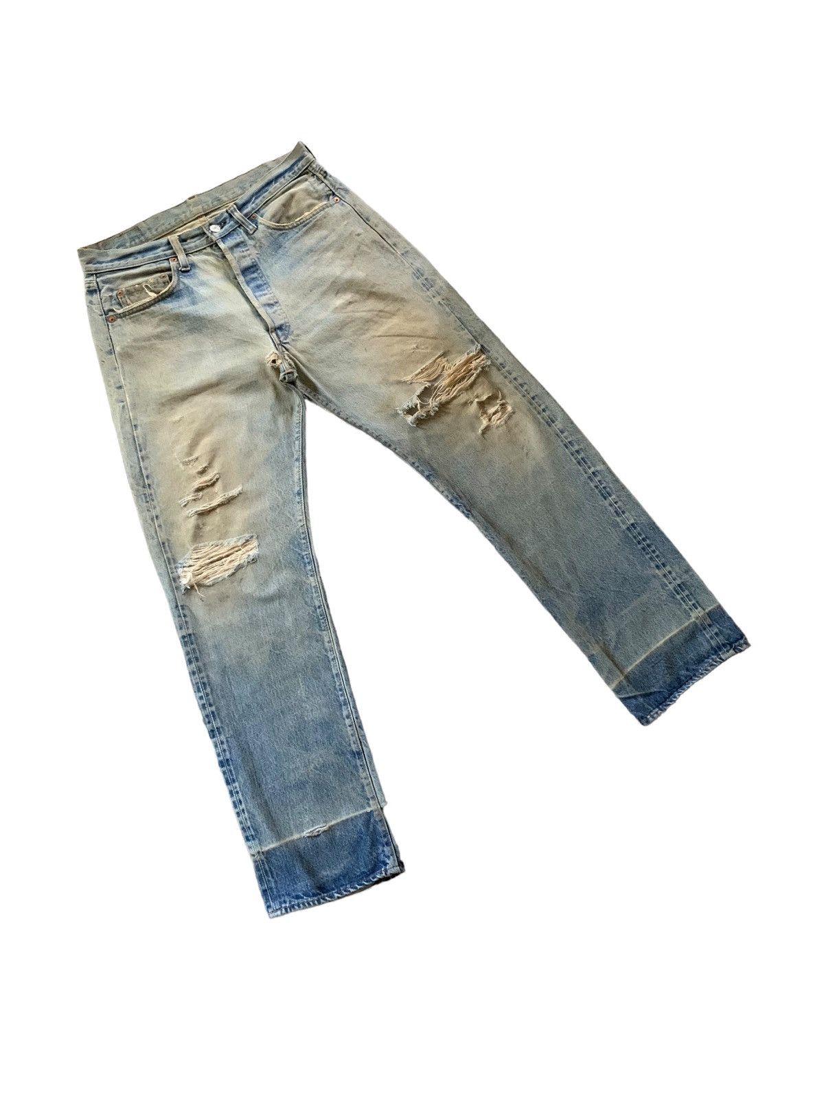 Levi's × Levi's Vintage Clothing Crazy Vintage Levis 60s 501 Rindem No6 ButtonFly Jeans Size US 32 / EU 48 - 12 Thumbnail