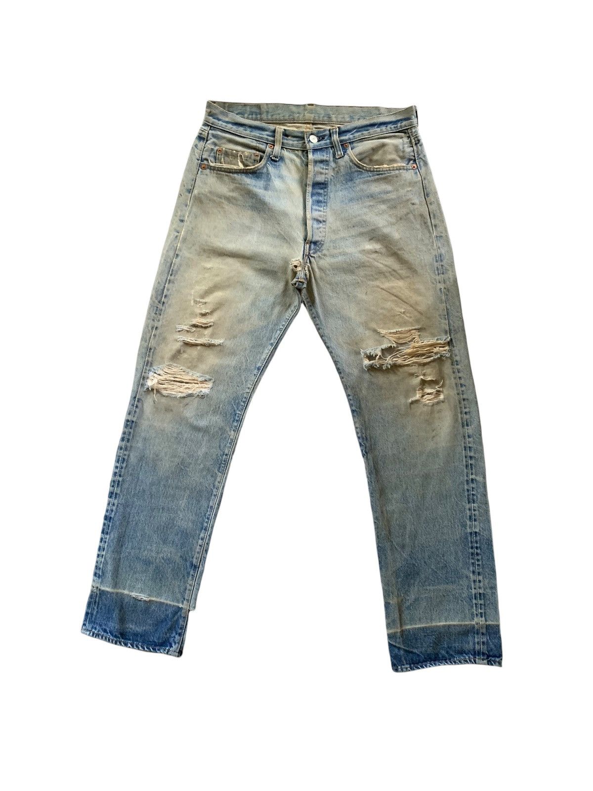 Levi's × Levi's Vintage Clothing Crazy Vintage Levis 60s 501 Rindem No6 ButtonFly Jeans Size US 32 / EU 48 - 3 Thumbnail