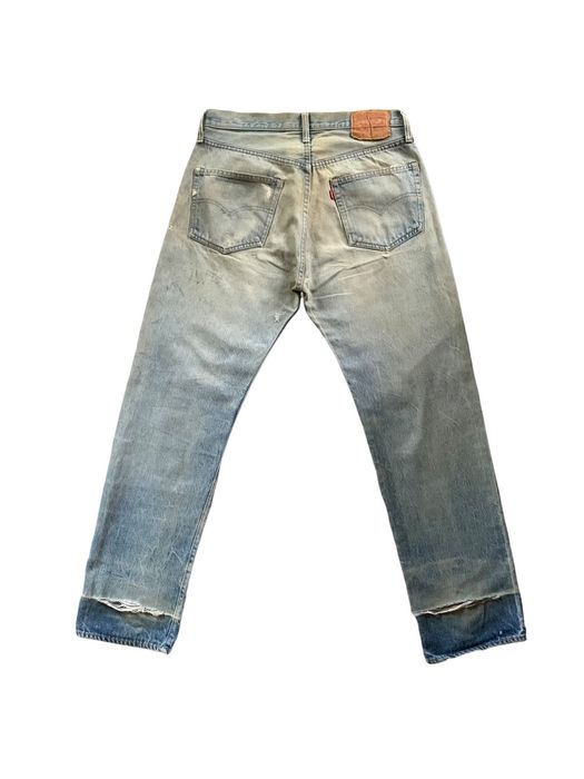 Levi's Vintage 60s Levis 501 Rindem No6 ButtonFly Mud Wash Jeans | Grailed