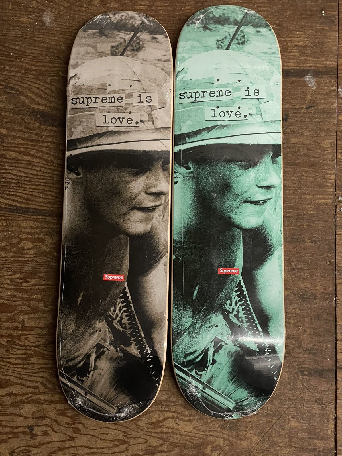 Supreme Supreme is love skateboard set | Grailed