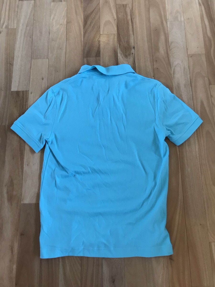 Tommy Hilfiger × Vintage Vintage Tommy Hilfiger NWT Teal Blue Polo Size US L / EU 52-54 / 3 - 2 Thumbnail