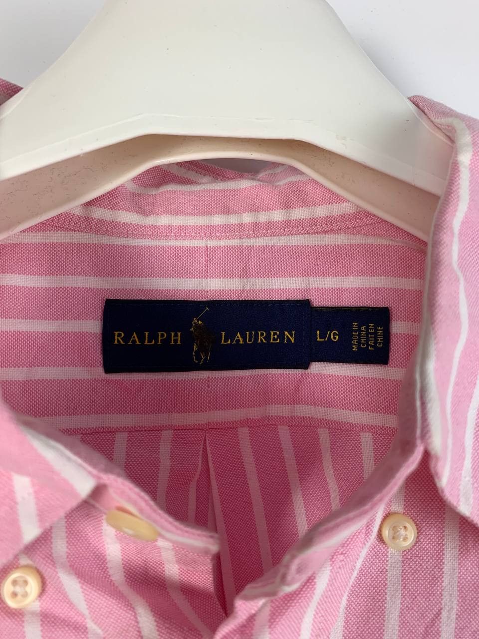 Ralph Lauren Ralph Lauren shirt striped pink white L Size US L / EU 52-54 / 3 - 5 Thumbnail