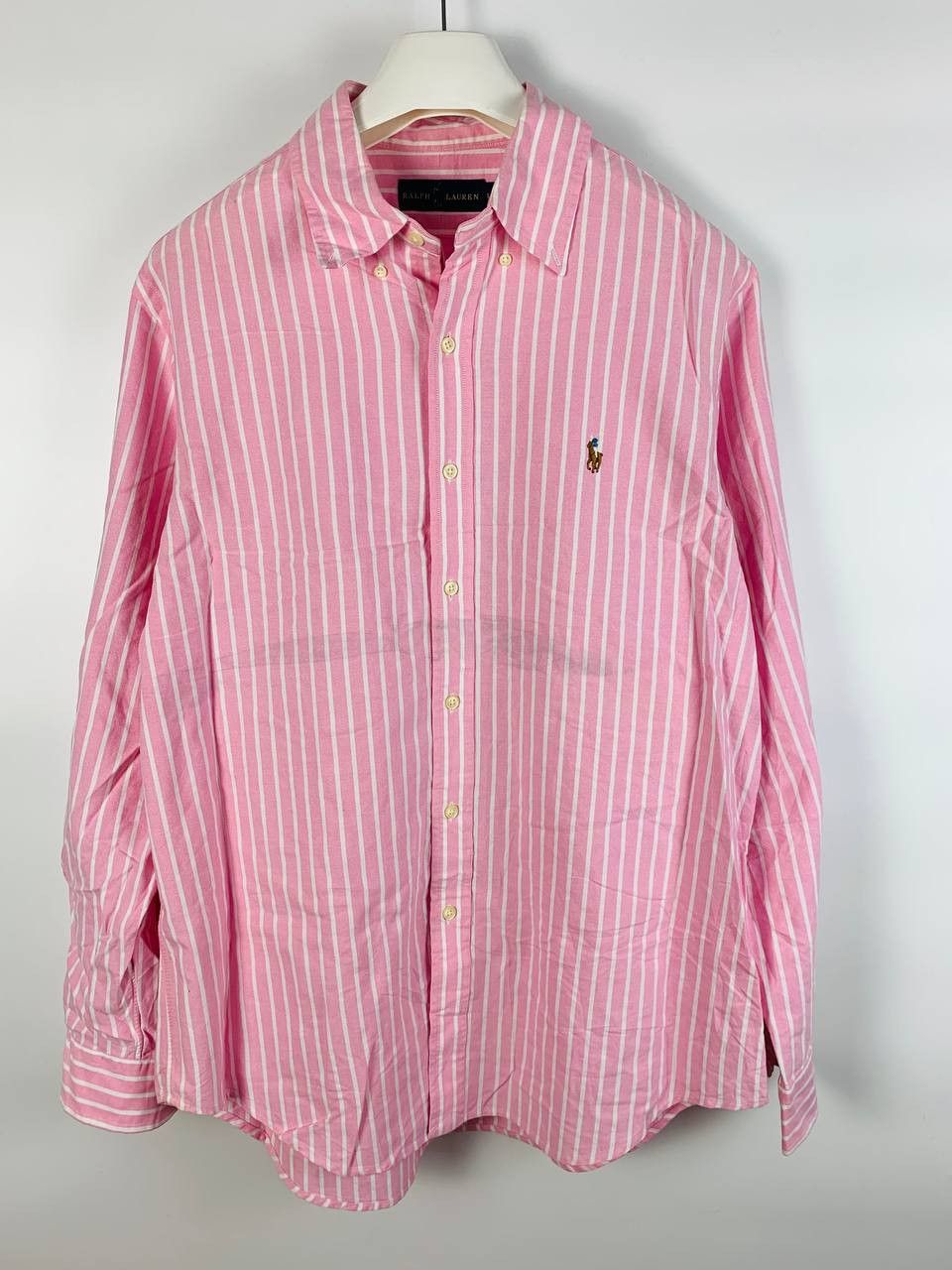 Ralph Lauren Ralph Lauren shirt striped pink white L Size US L / EU 52-54 / 3 - 1 Thumbnail