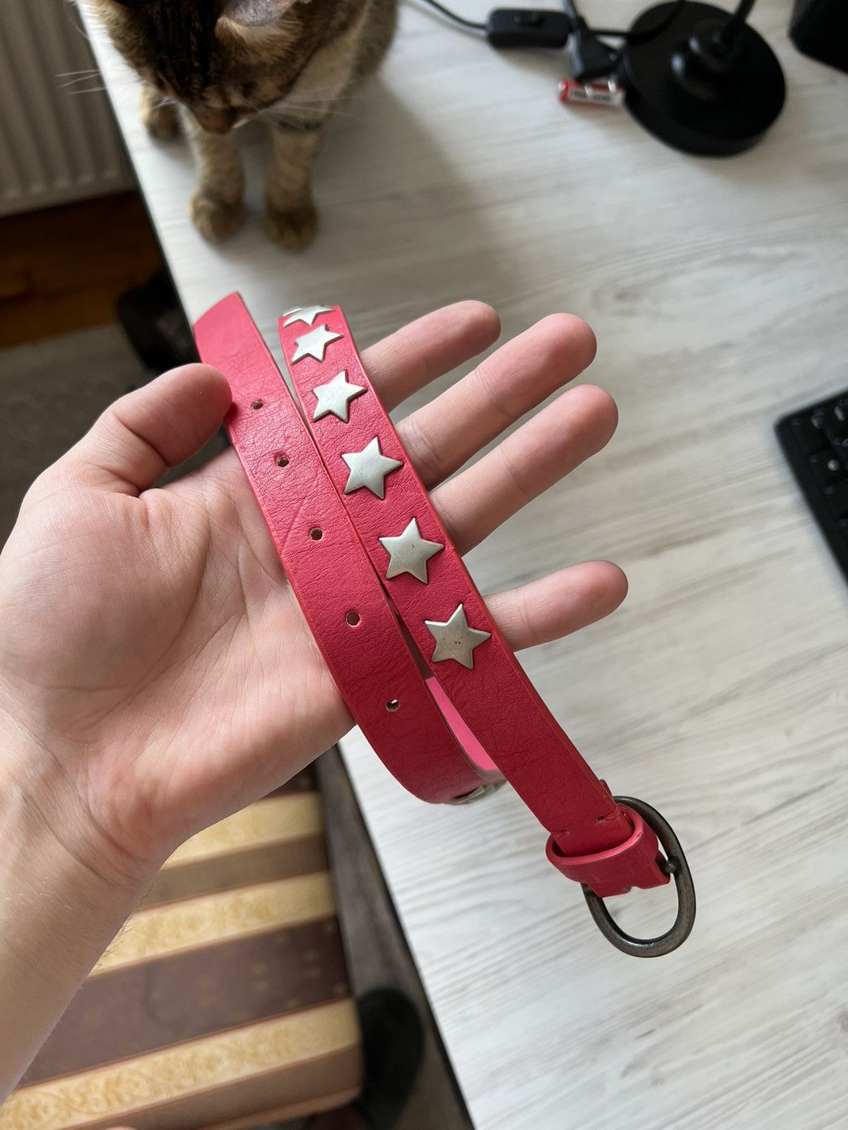 Japanese Brand Y2K Vintage Pink Belt BB Simon Style Size ONE SIZE - 4 Thumbnail