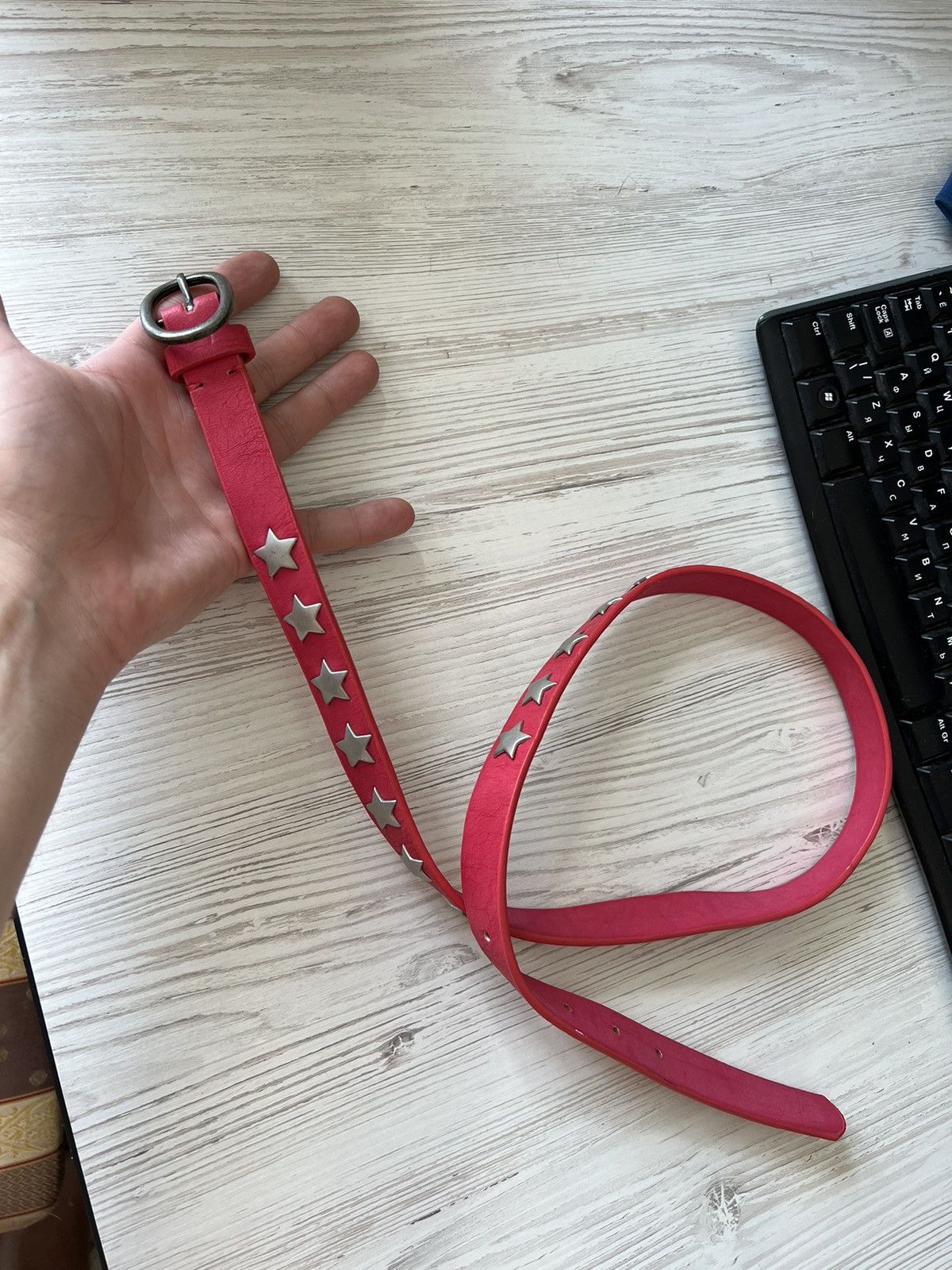 Japanese Brand Y2K Vintage Pink Belt BB Simon Style Size ONE SIZE - 3 Thumbnail
