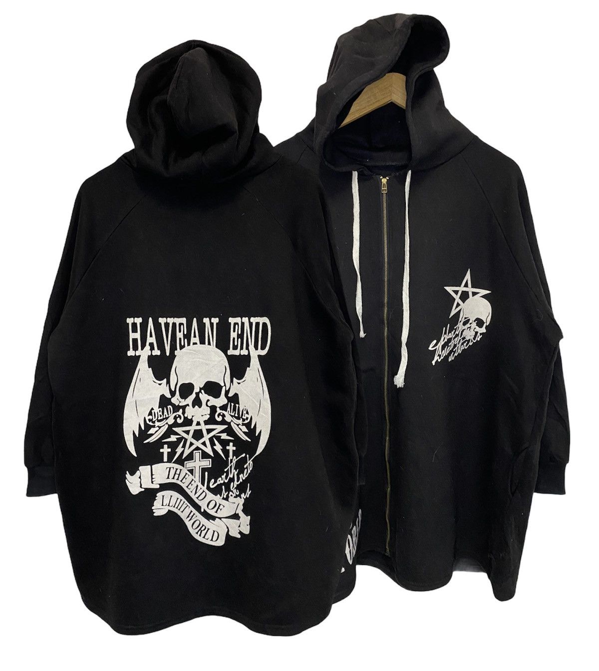 Japanese Brand × Seditionaries × Vintage Skull Chrome Heart Hoodie Sweater Size US L / EU 52-54 / 3 - 1 Thumbnail