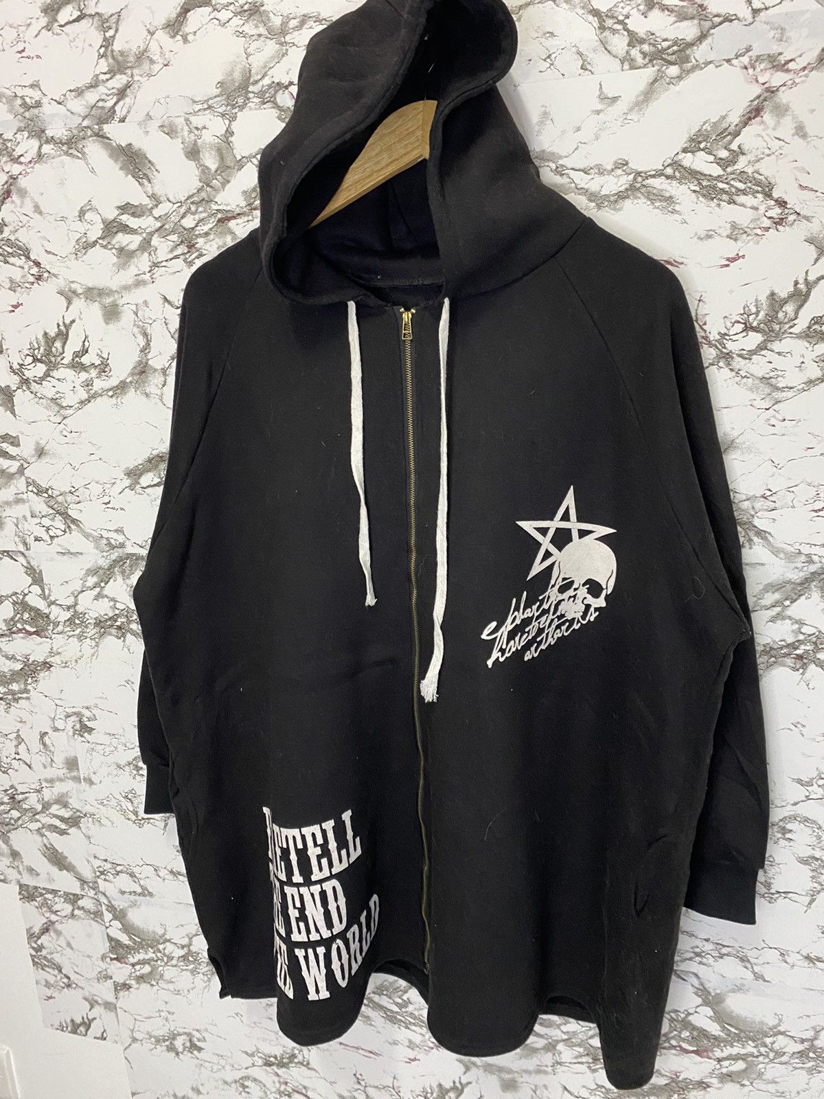 Japanese Brand × Seditionaries × Vintage Skull Chrome Heart Hoodie Sweater Size US L / EU 52-54 / 3 - 6 Thumbnail