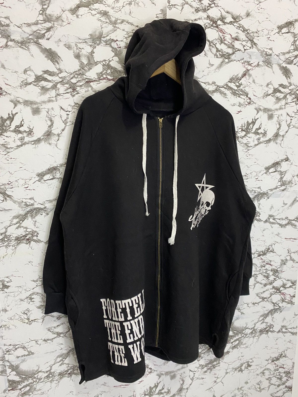 Japanese Brand × Seditionaries × Vintage Skull Chrome Heart Hoodie Sweater Size US L / EU 52-54 / 3 - 5 Thumbnail
