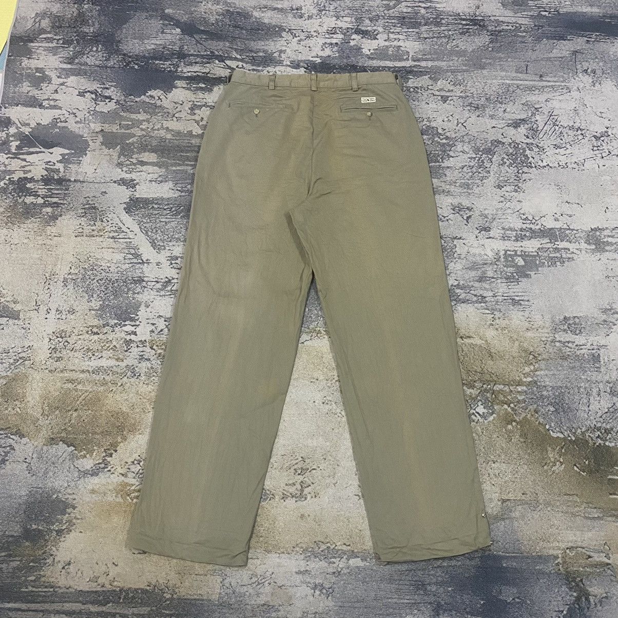 Polo Ralph Lauren Vintage Polo Ralph Lauren Faded Baggy Chino Pants Size US 32 / EU 48 - 2 Thumbnail