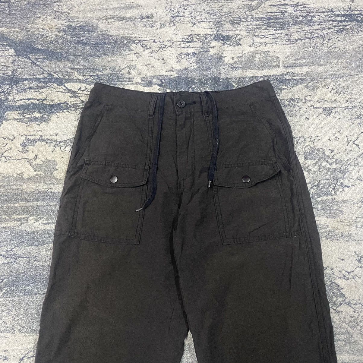 Japanese Brand × Vintage Vintage Japanese GU Light Layer Drawstring Bush Pants Size US 29 - 2 Thumbnail