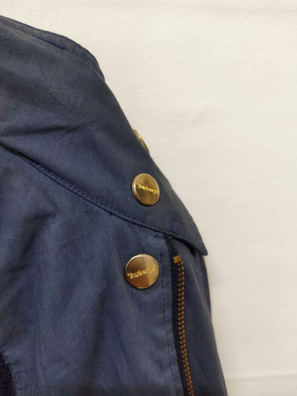 Burberry Vintage BURBERRY Sunfaded/Distressed Jacket Size US L / EU 52-54 / 3 - 7 Thumbnail