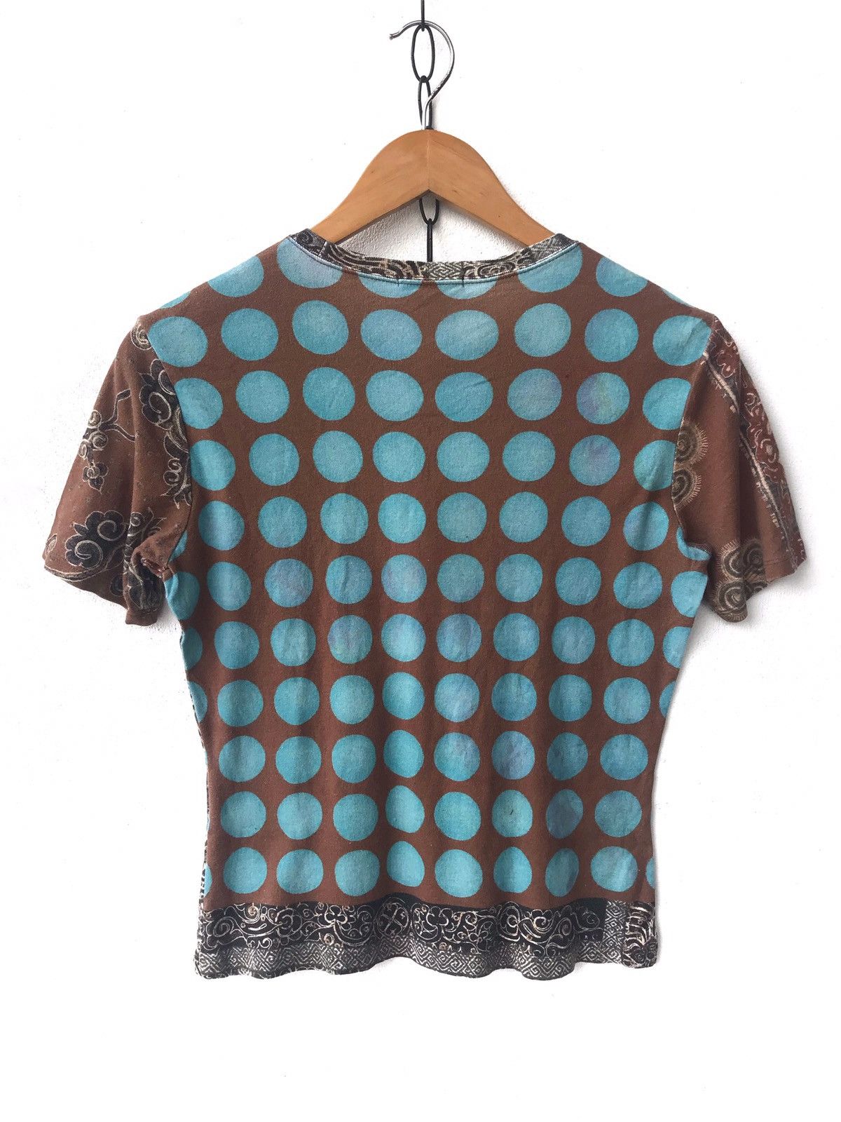 Issey Miyake 90s Issey Miyake Cropped Tops SS Tshirt Size M / US 6-8 / IT 42-44 - 5 Thumbnail