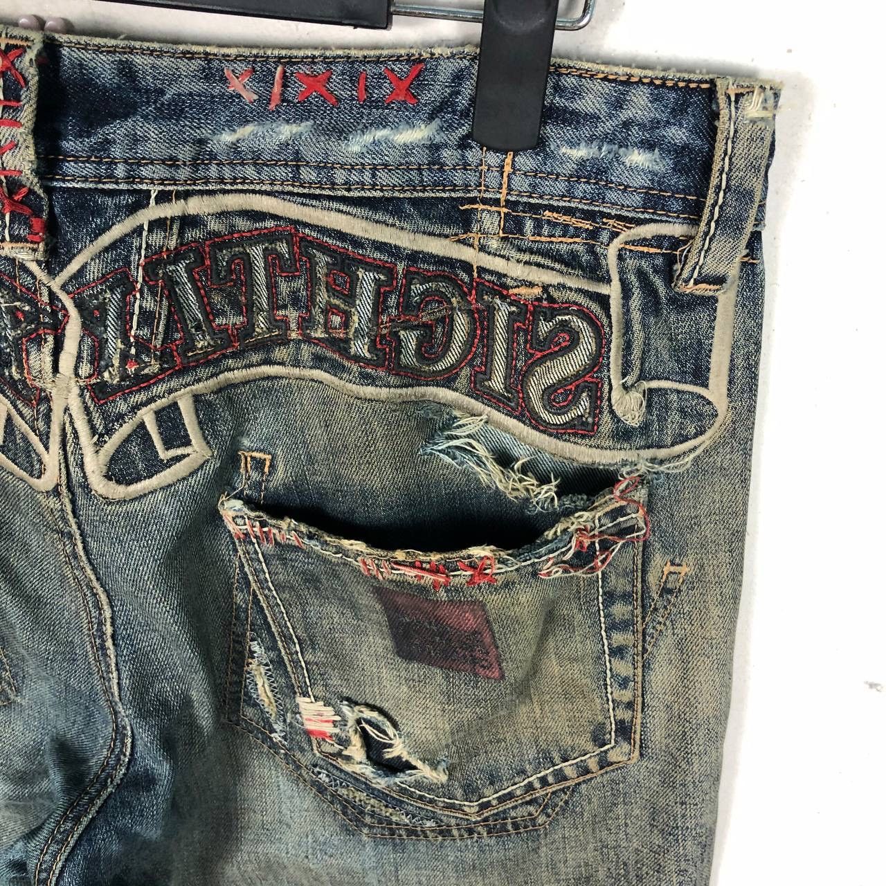 Marithe + Francois Girbaud Distressed Marithe Francois Girbaud Selvedge Destroyed Jeans Size US 32 / EU 48 - 5 Thumbnail