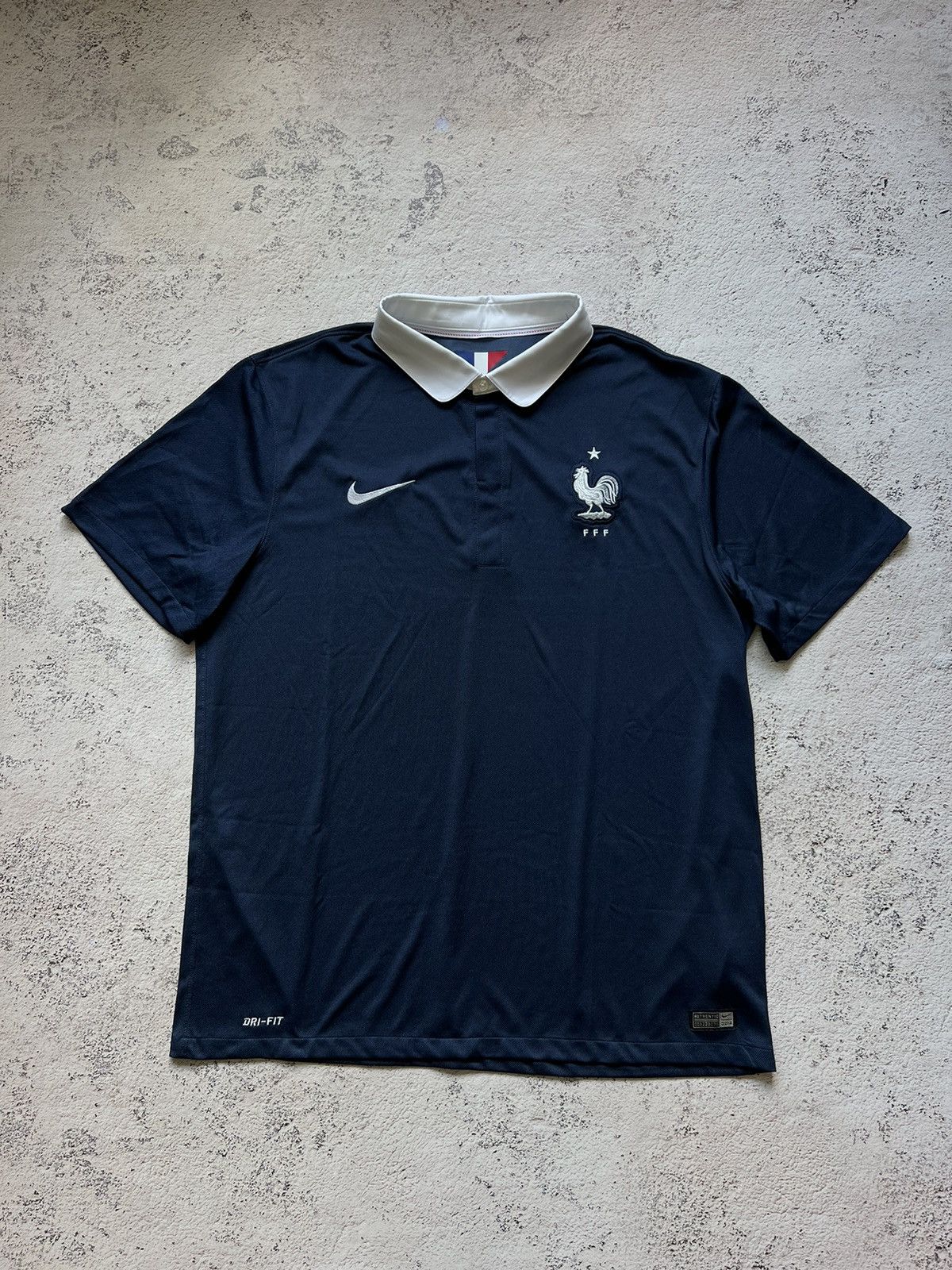Nike × Vintage FRANCE 2014 2015 HOME FOOTBALL SHIRT SOCCER JERSEY NIKE Size US XL / EU 56 / 4 - 1 Thumbnail