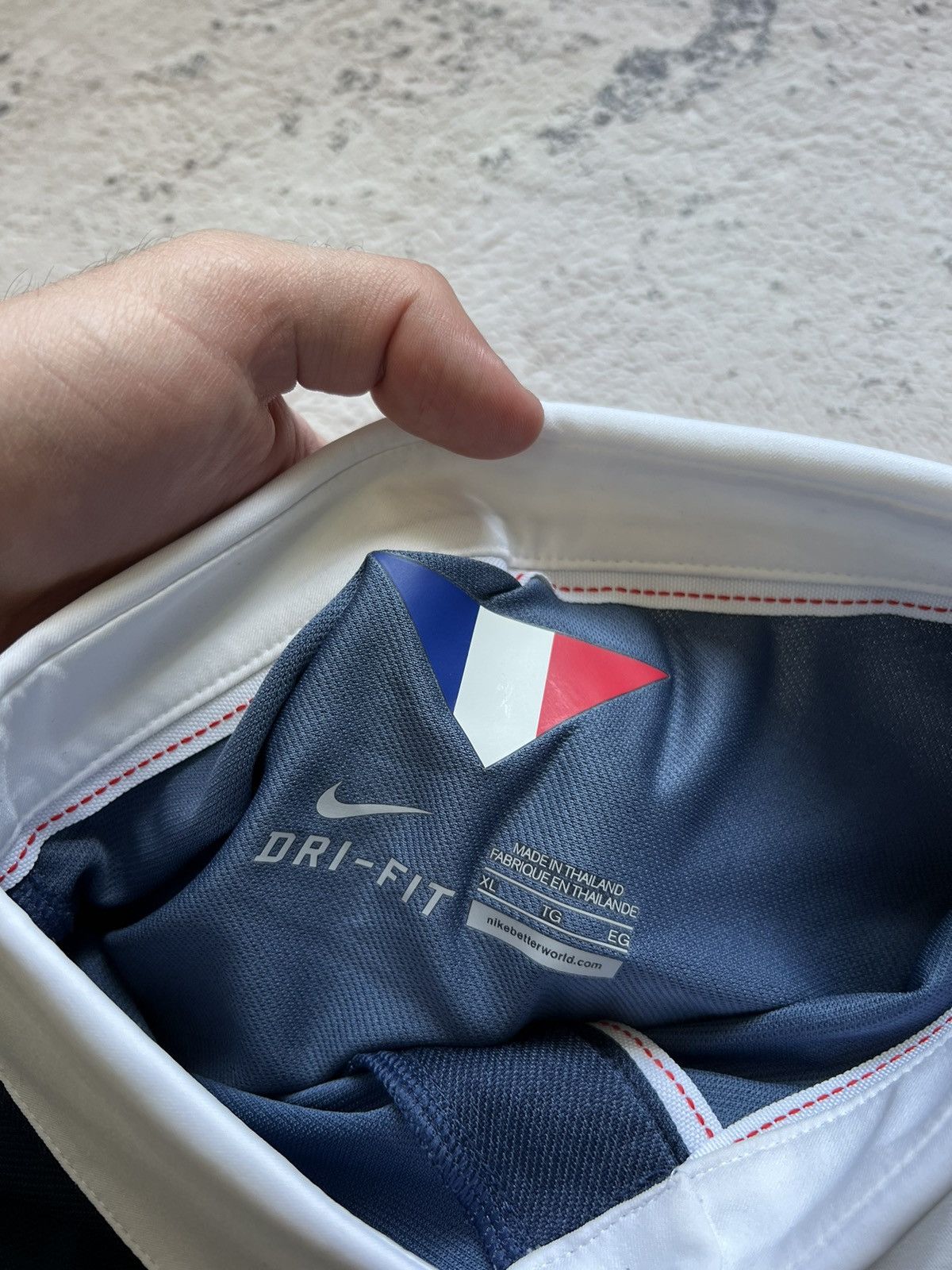 Nike × Vintage FRANCE 2014 2015 HOME FOOTBALL SHIRT SOCCER JERSEY NIKE Size US XL / EU 56 / 4 - 5 Thumbnail