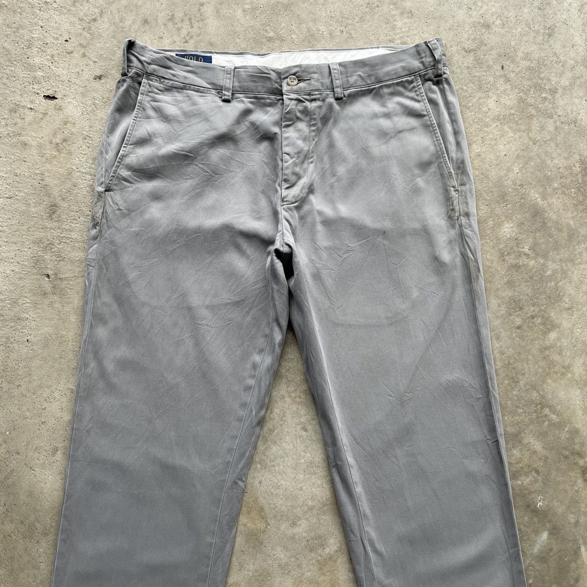 Polo Ralph Lauren Vintage Polo Ralph Lauren Grey Trousers Casual Pants W34 Size US 34 / EU 50 - 3 Thumbnail