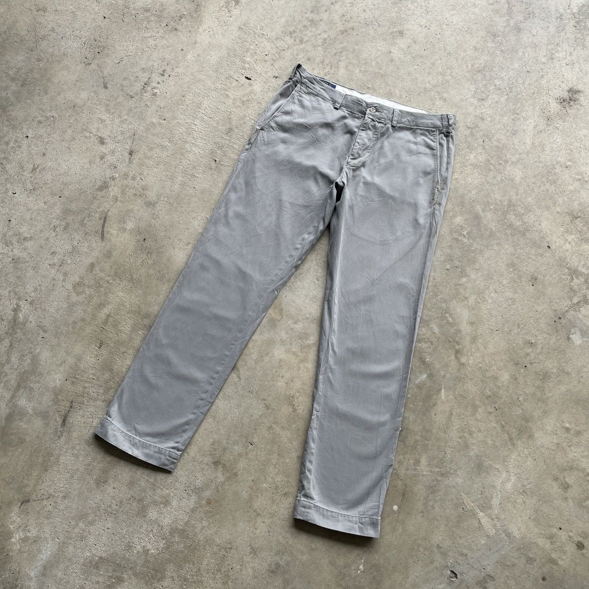Polo Ralph Lauren Vintage Polo Ralph Lauren Grey Trousers Casual Pants W34 Size US 34 / EU 50 - 1 Thumbnail