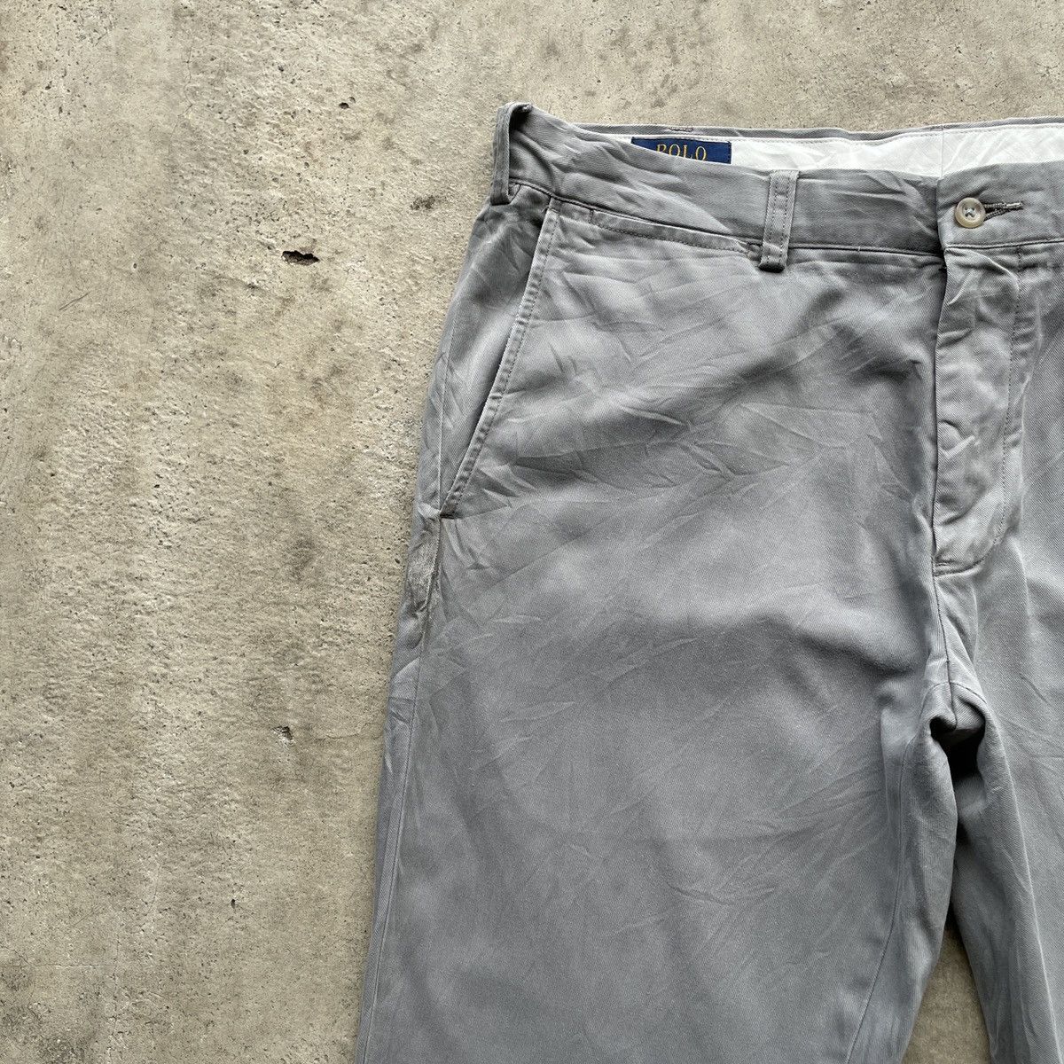 Polo Ralph Lauren Vintage Polo Ralph Lauren Grey Trousers Casual Pants W34 Size US 34 / EU 50 - 4 Thumbnail