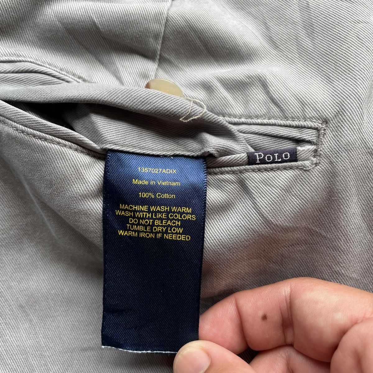 Polo Ralph Lauren Vintage Polo Ralph Lauren Grey Trousers Casual Pants W34 Size US 34 / EU 50 - 8 Thumbnail