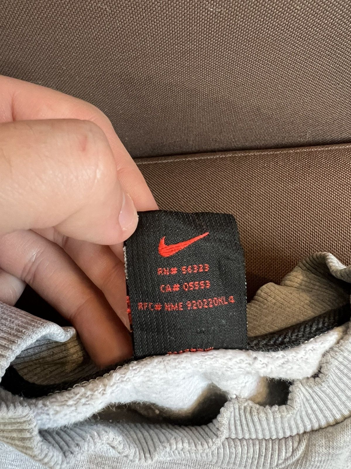 Nike × Vintage Y2K Nike Vintage Big Swoosh Sweatshirt M Size US M / EU 48-50 / 2 - 5 Thumbnail
