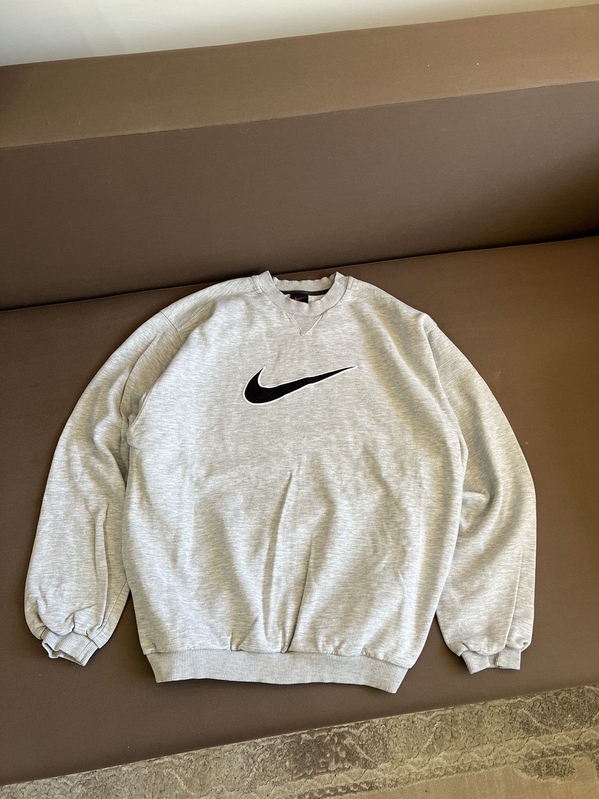 Nike × Vintage Y2K Nike Vintage Big Swoosh Sweatshirt M Size US M / EU 48-50 / 2 - 2 Thumbnail