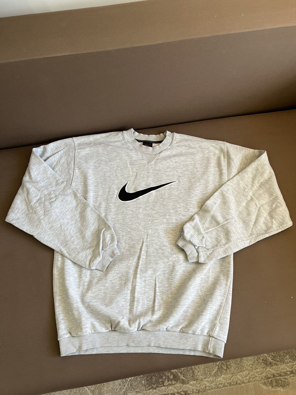 Nike × Vintage Y2K Nike Vintage Big Swoosh Sweatshirt M Size US M / EU 48-50 / 2 - 1 Thumbnail