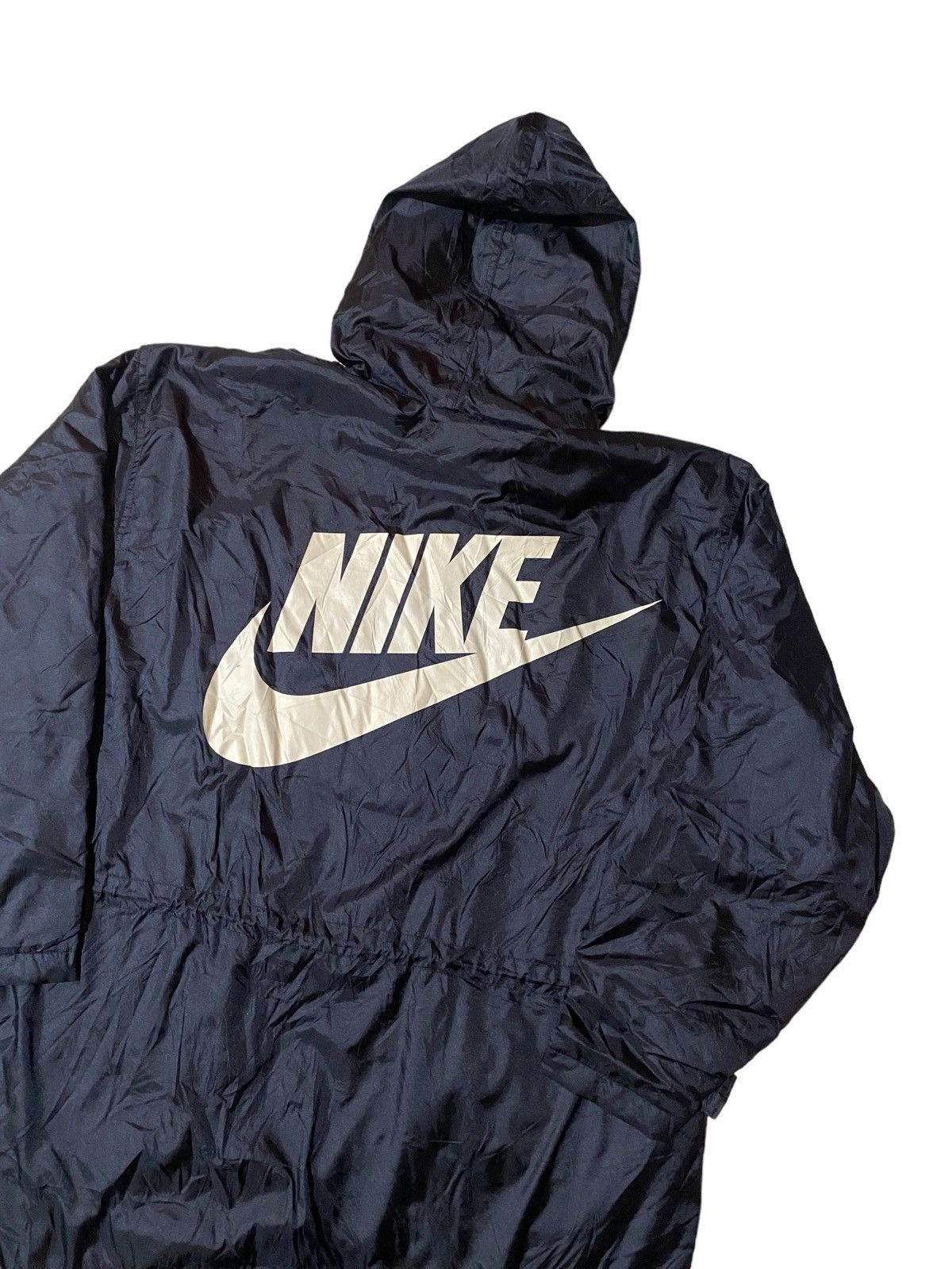 Nike × Vintage Vintage Nike Big Logo Fur Hoodie Jacket Size US L / EU 52-54 / 3 - 6 Thumbnail