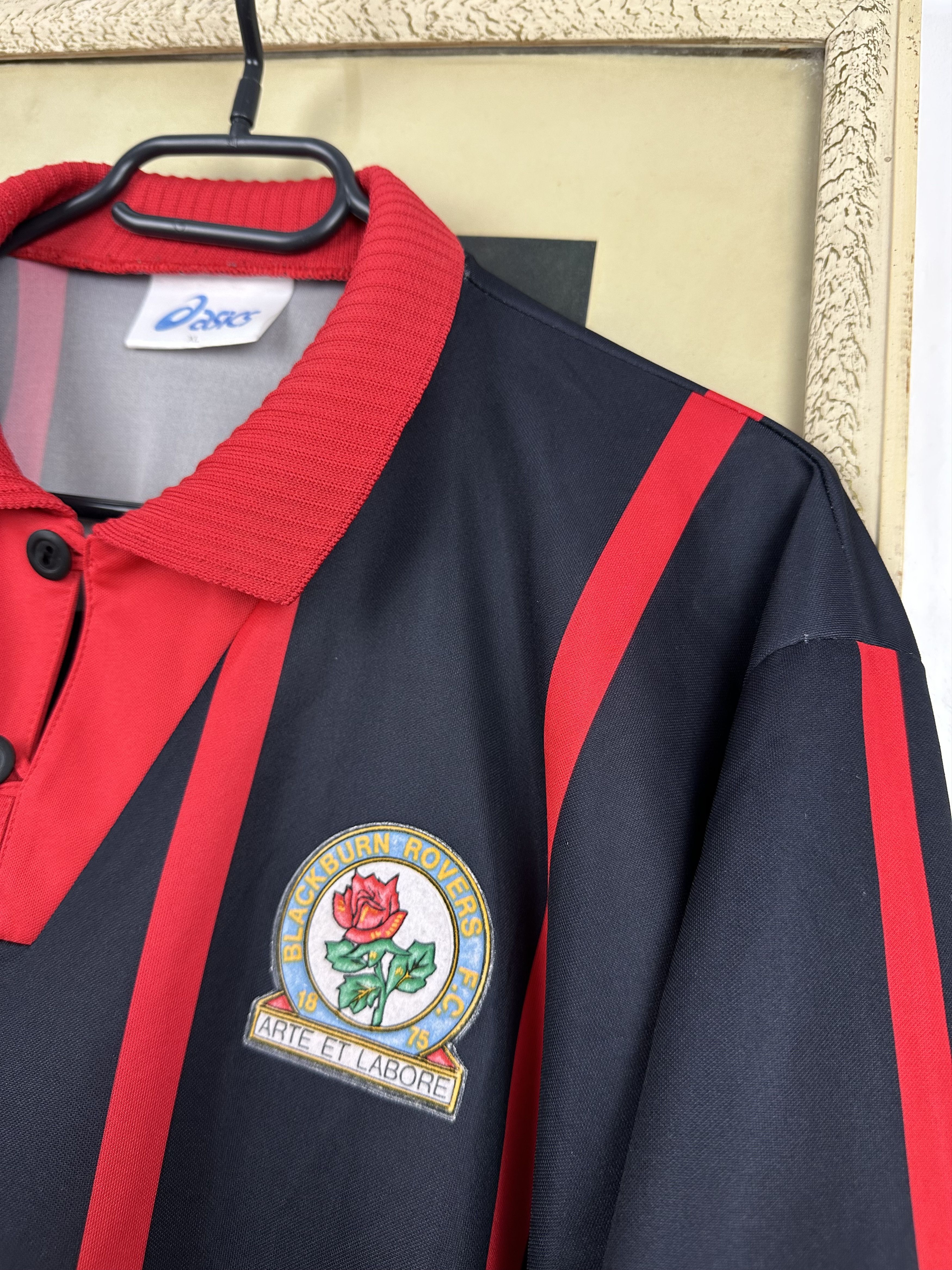 Vintage Blackburn Rovers Away football shirt 1994 Soccer Jersey Rare Size US XL / EU 56 / 4 - 3 Thumbnail