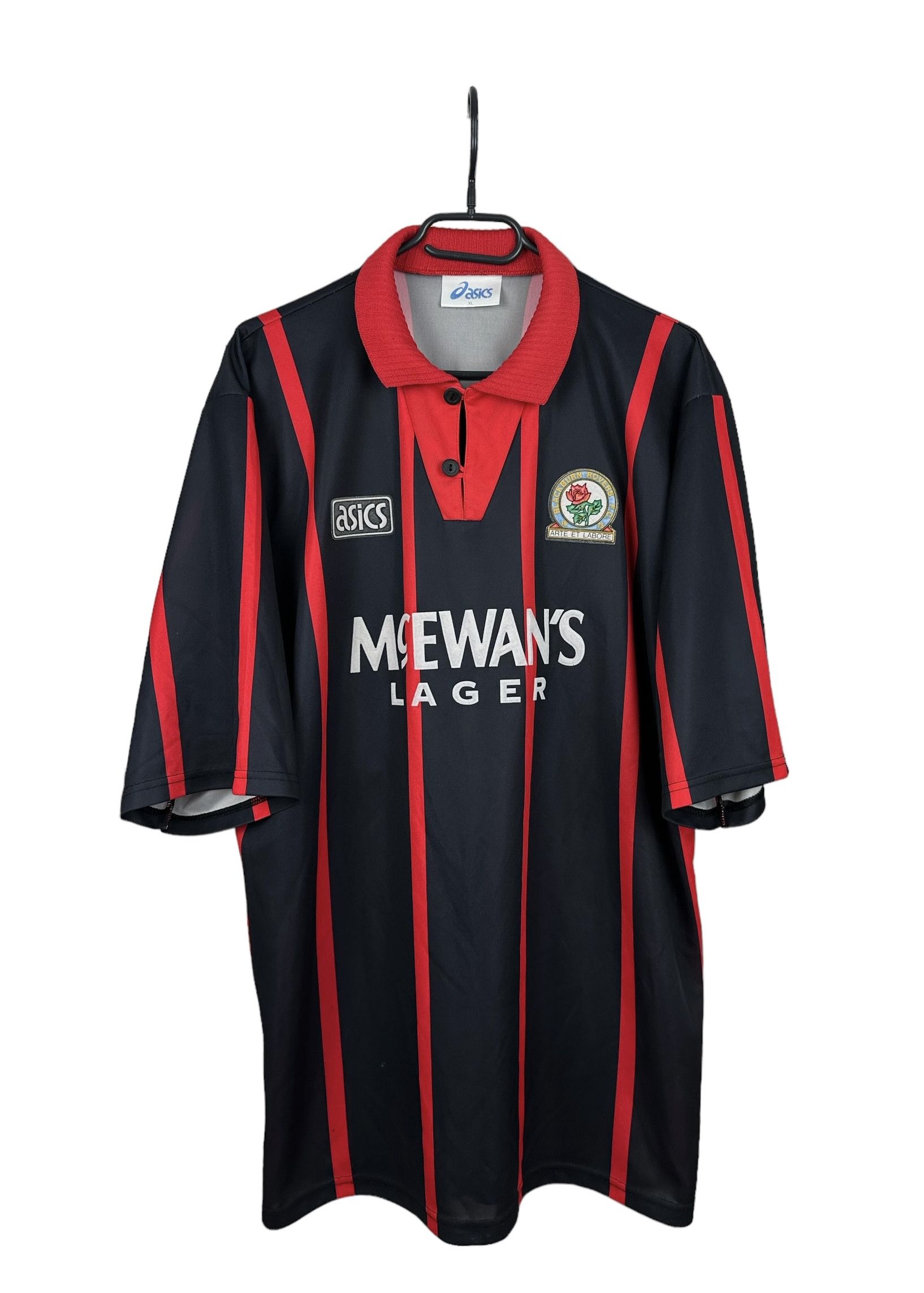 Vintage Blackburn Rovers Away football shirt 1994 Soccer Jersey Rare Size US XL / EU 56 / 4 - 1 Thumbnail